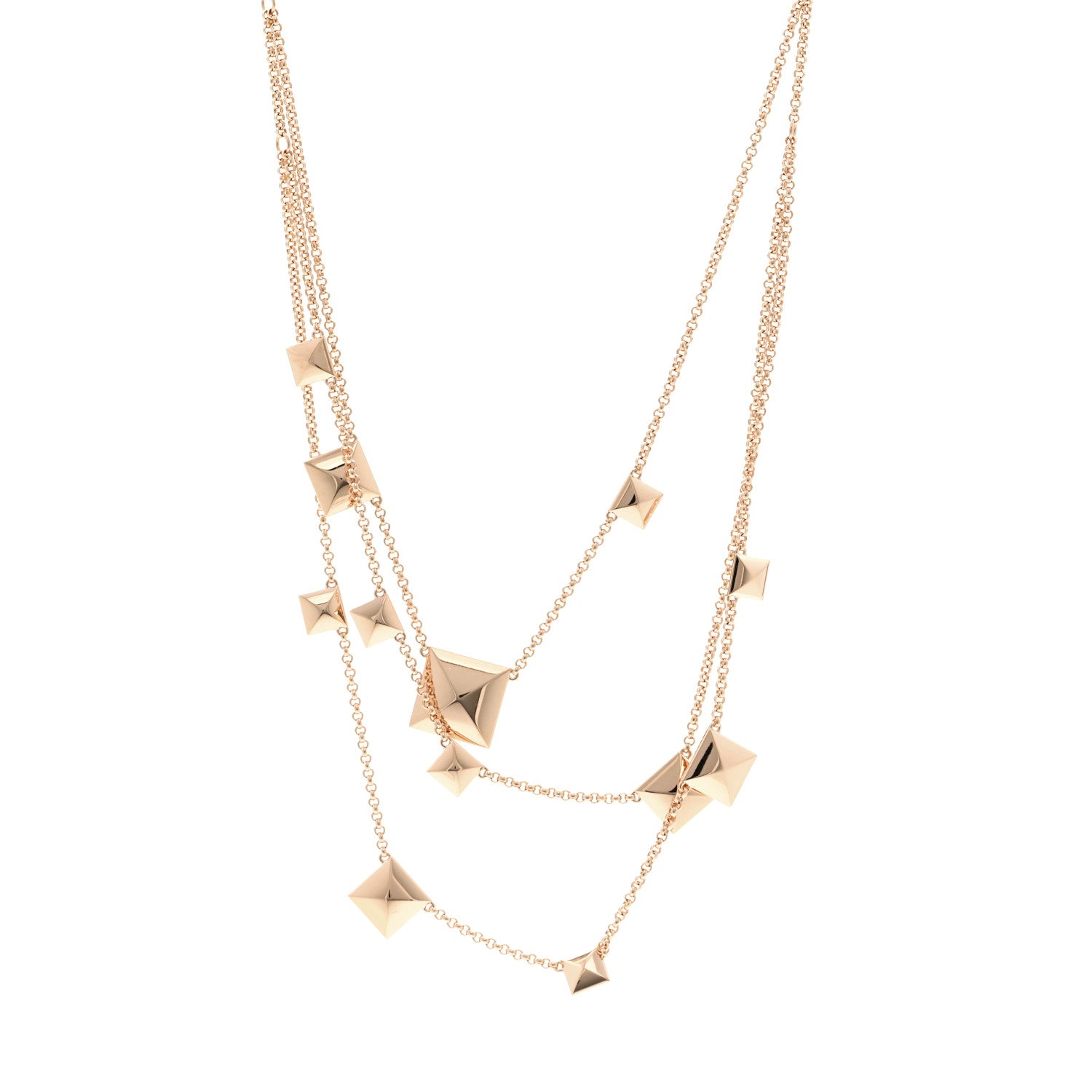18K Rose Gold Clou d'H Necklace