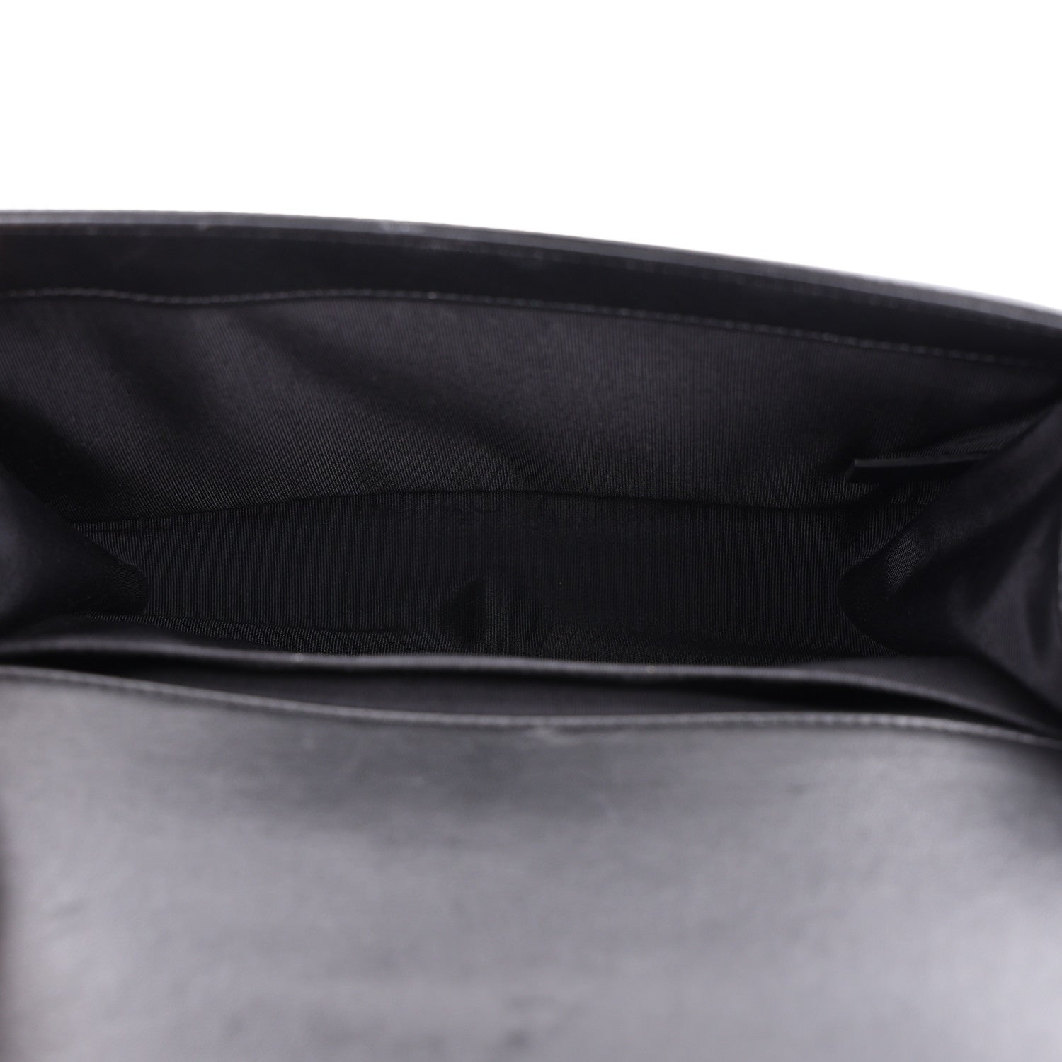 Calfskin Quilted Medium Boy Flap Black Black — view 5