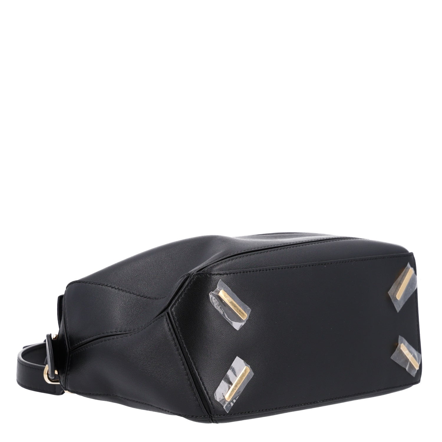 Nappa Lambskin Small Featherlight Puzzle Bag Black — view 4