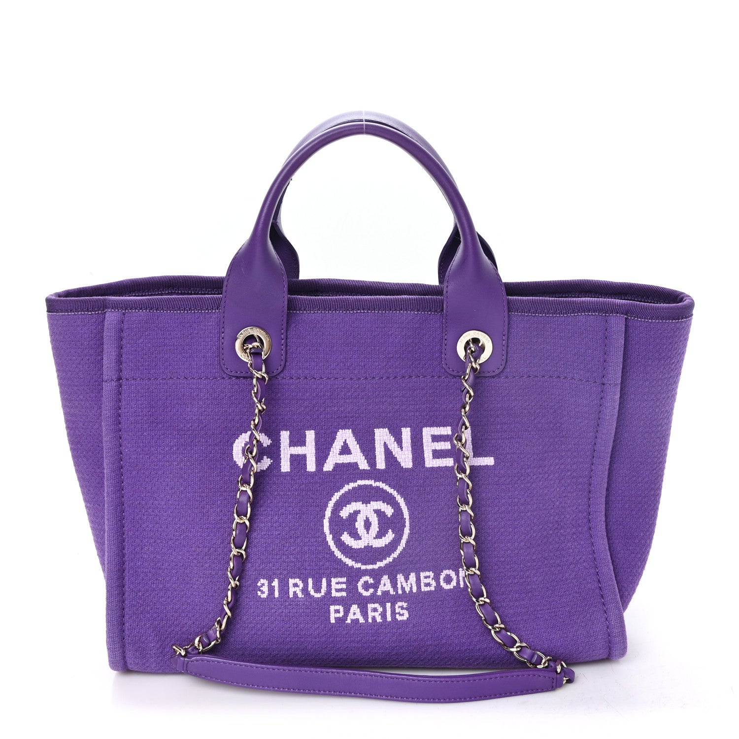 Mixed Fibers Small Deauville Tote Purple