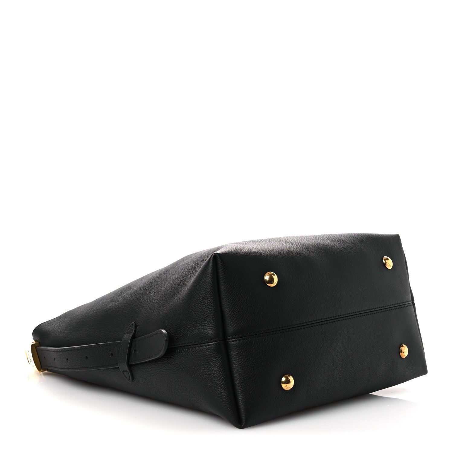Grained Calfskin Low Key Hobo MM Black — view 5