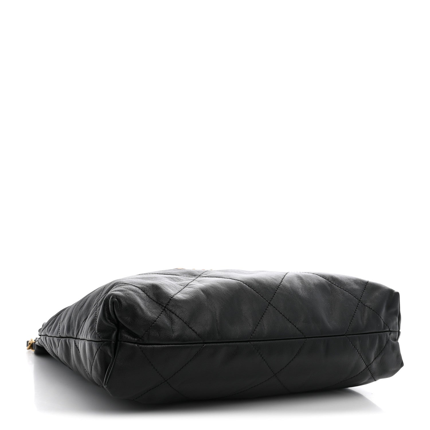 Shiny Calfskin Quilted Small Chanel 22 Black — view 5