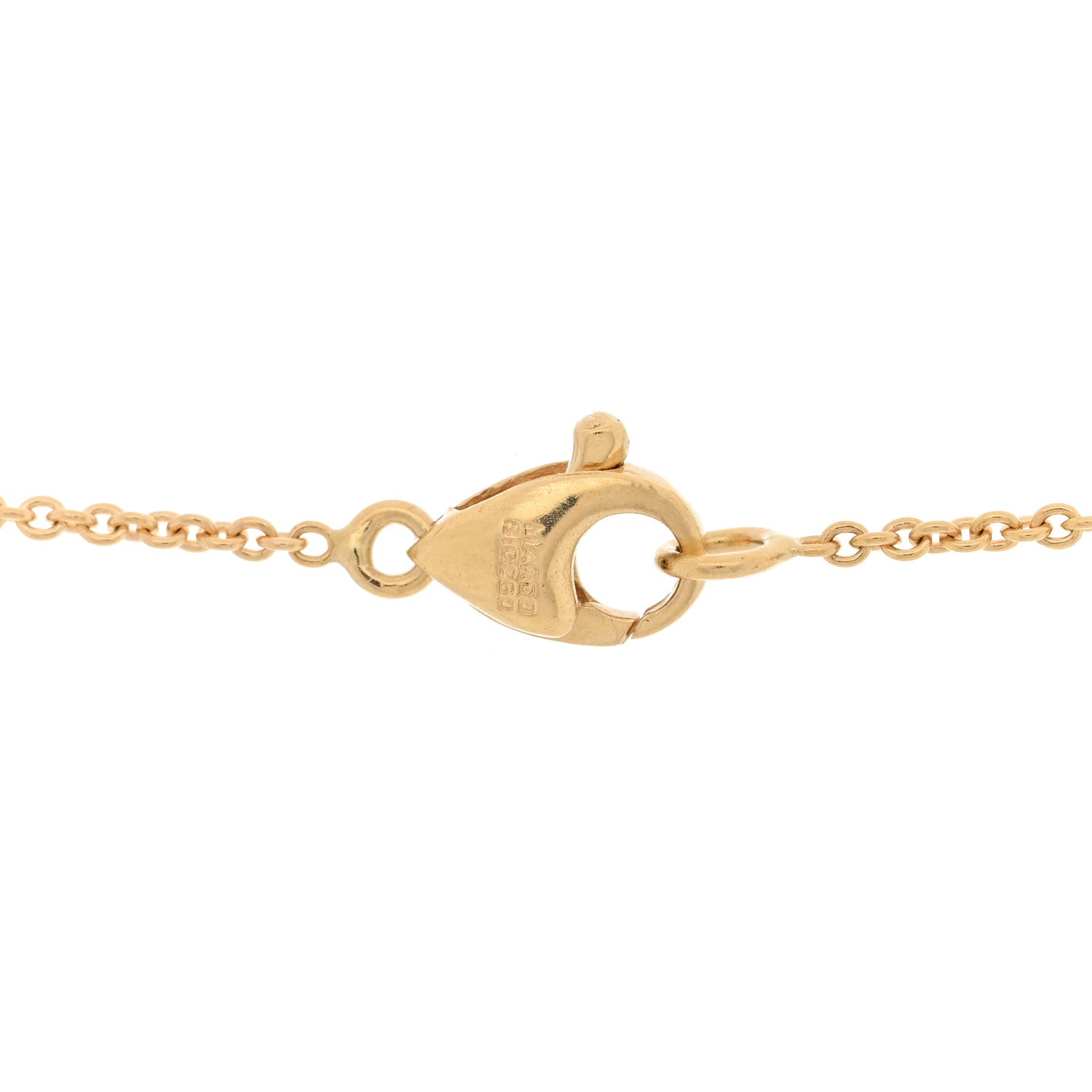 18K Yellow White Gold Diamond Siviglia Small Bead Short Necklace — view 4