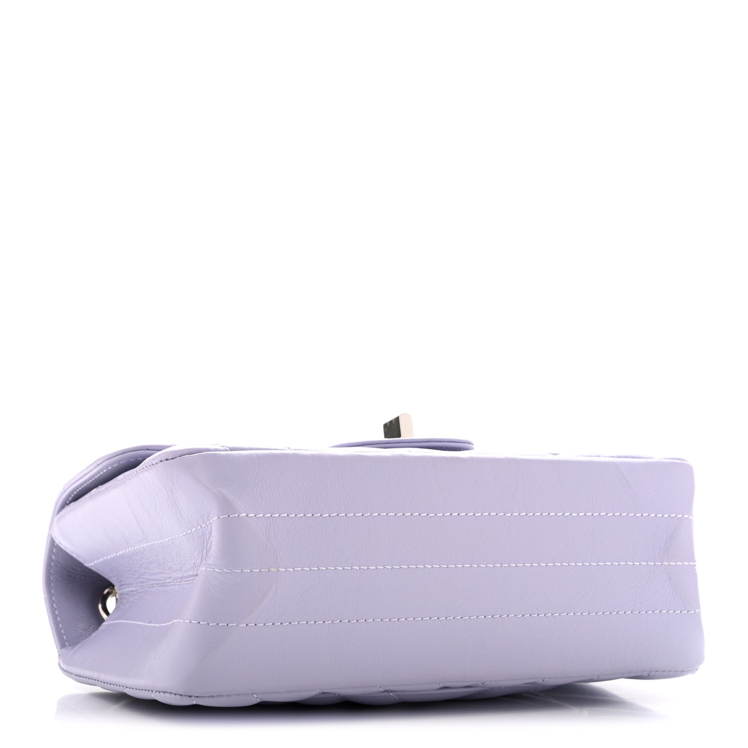 Aged Calfskin Chevron Quilted 2.55 Reissue Mini Flap Light Purple — view 4