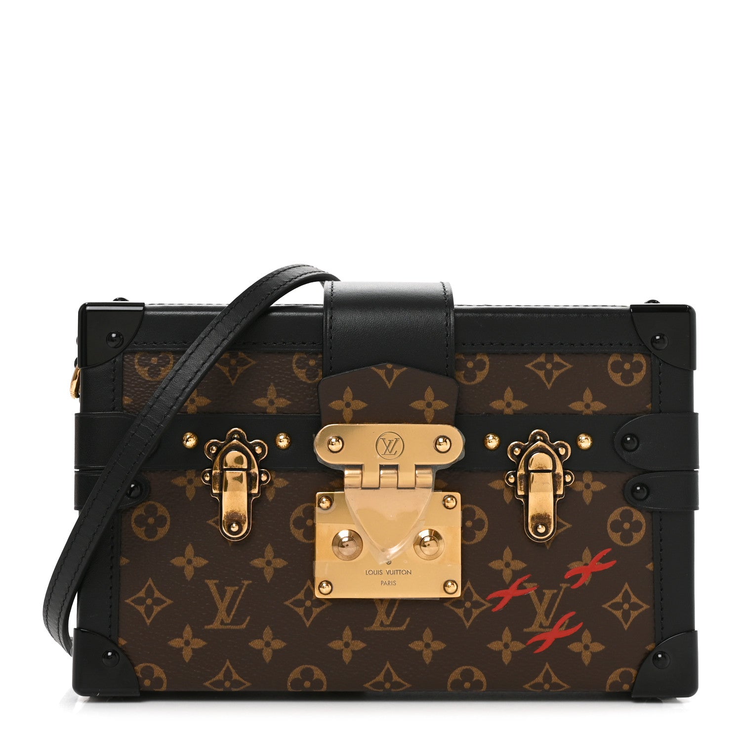 Monogram Petite Malle Black