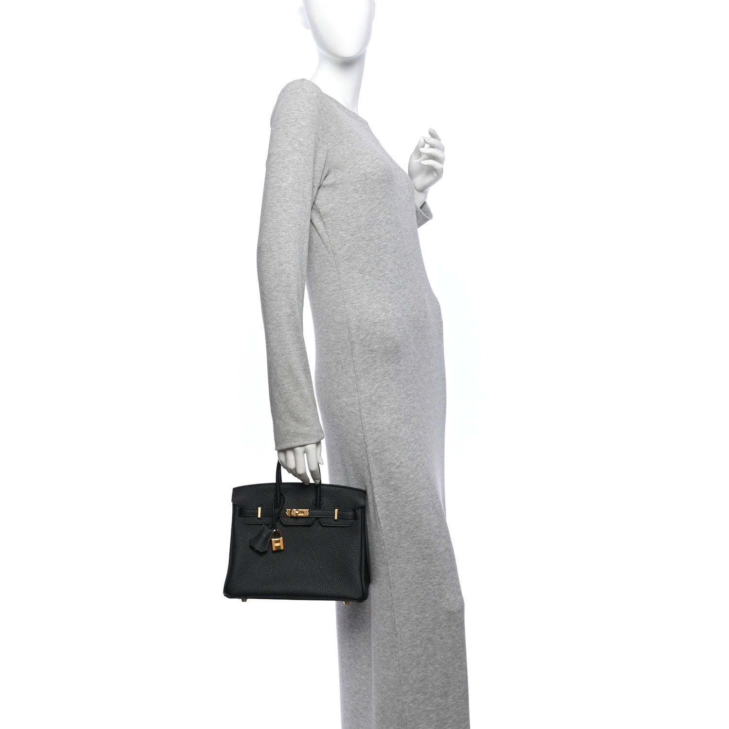 Togo Birkin 25 Black — view 2