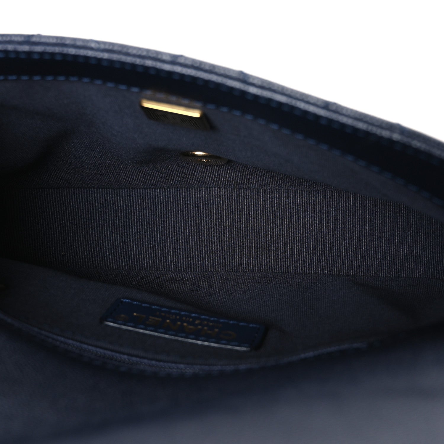 Caviar Quilted Mini CC You Flap Navy — view 5