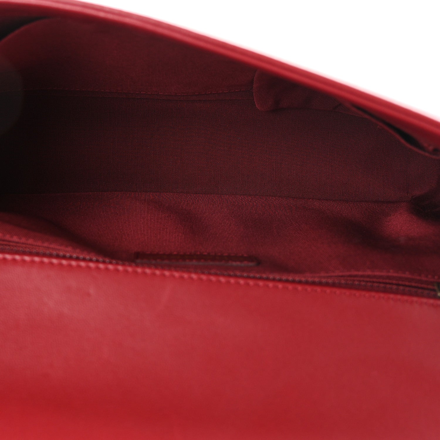 Lambskin Quilted New Medium Boy Flap Dark Red — view 5
