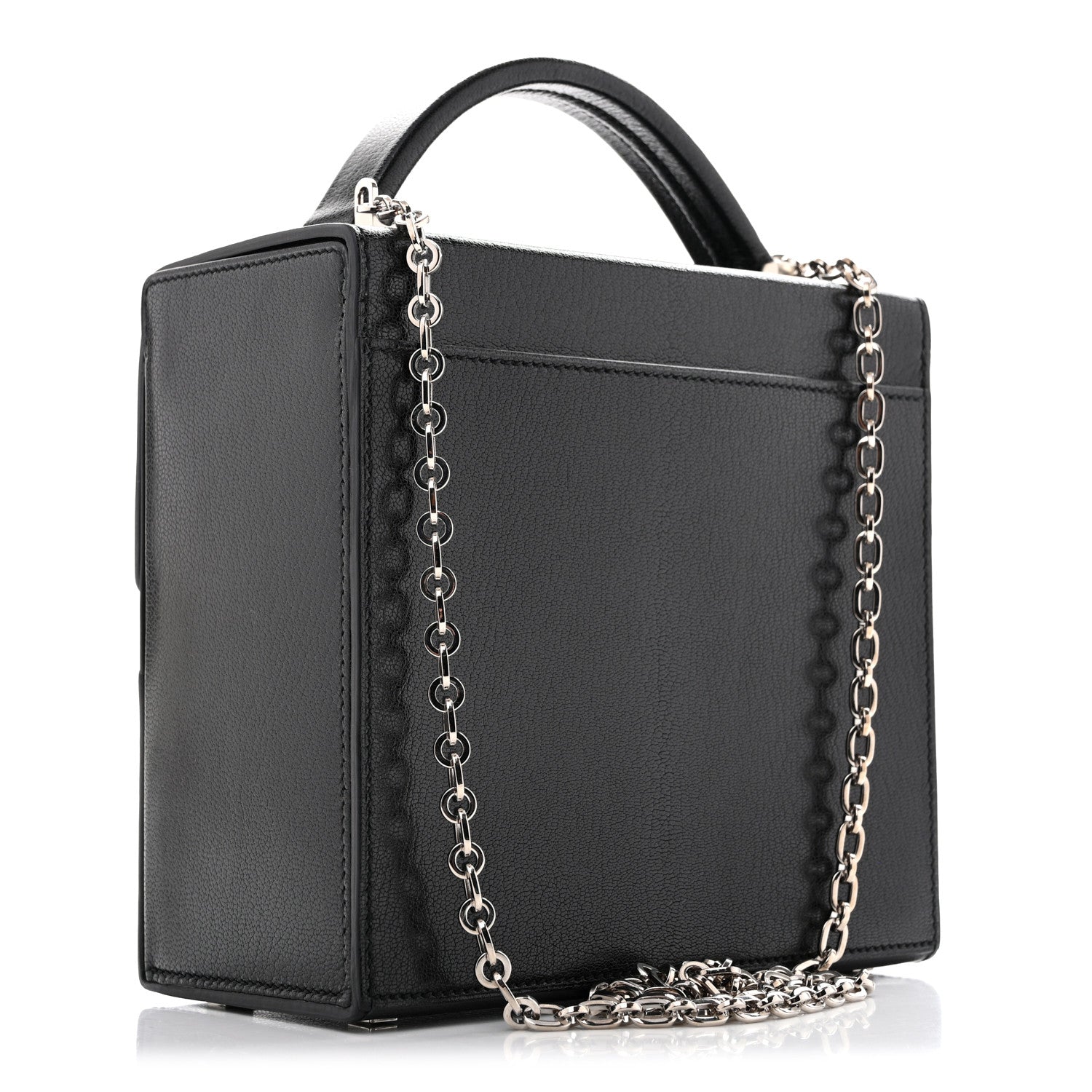 Chevre Chamkila Cinhetic Boxy Top Handle Bag Black — view 3