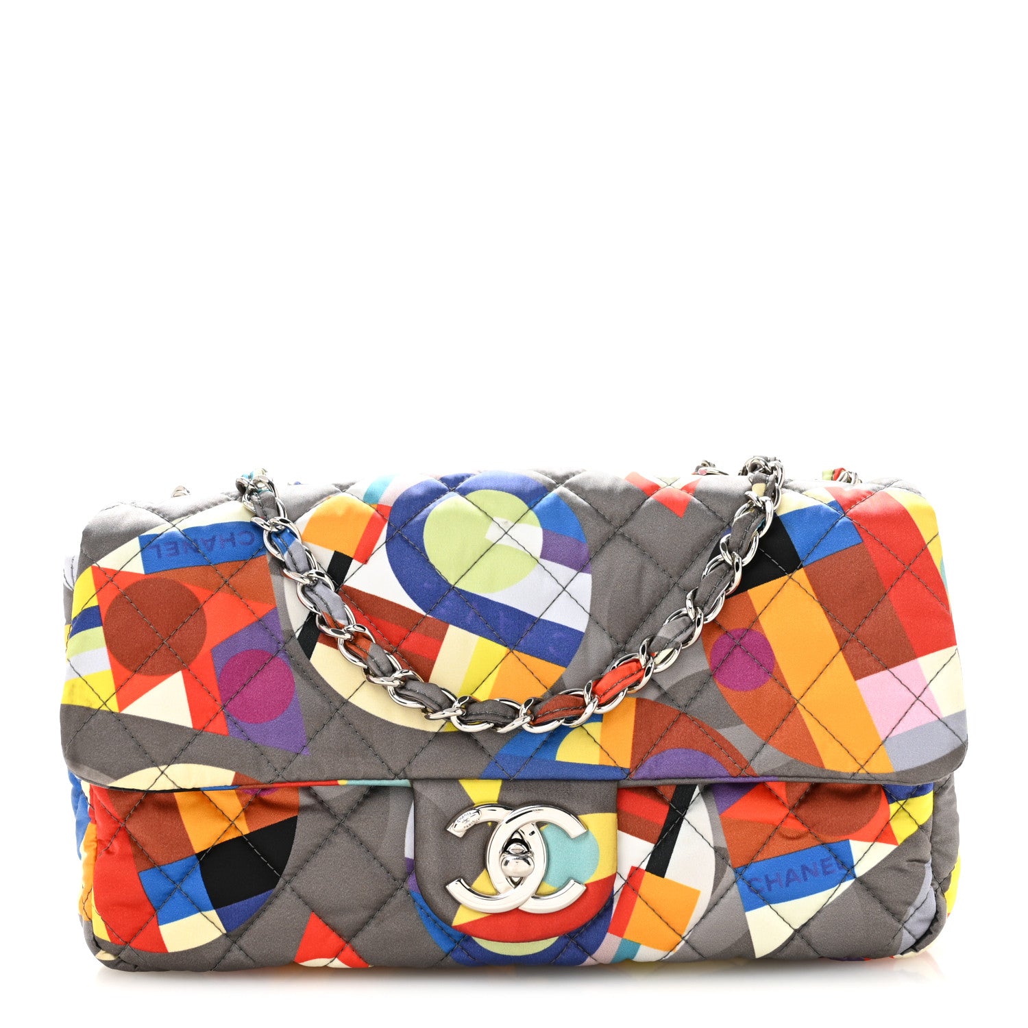 Nylon Printed Small Coco Color Flap Multicolor — view 1