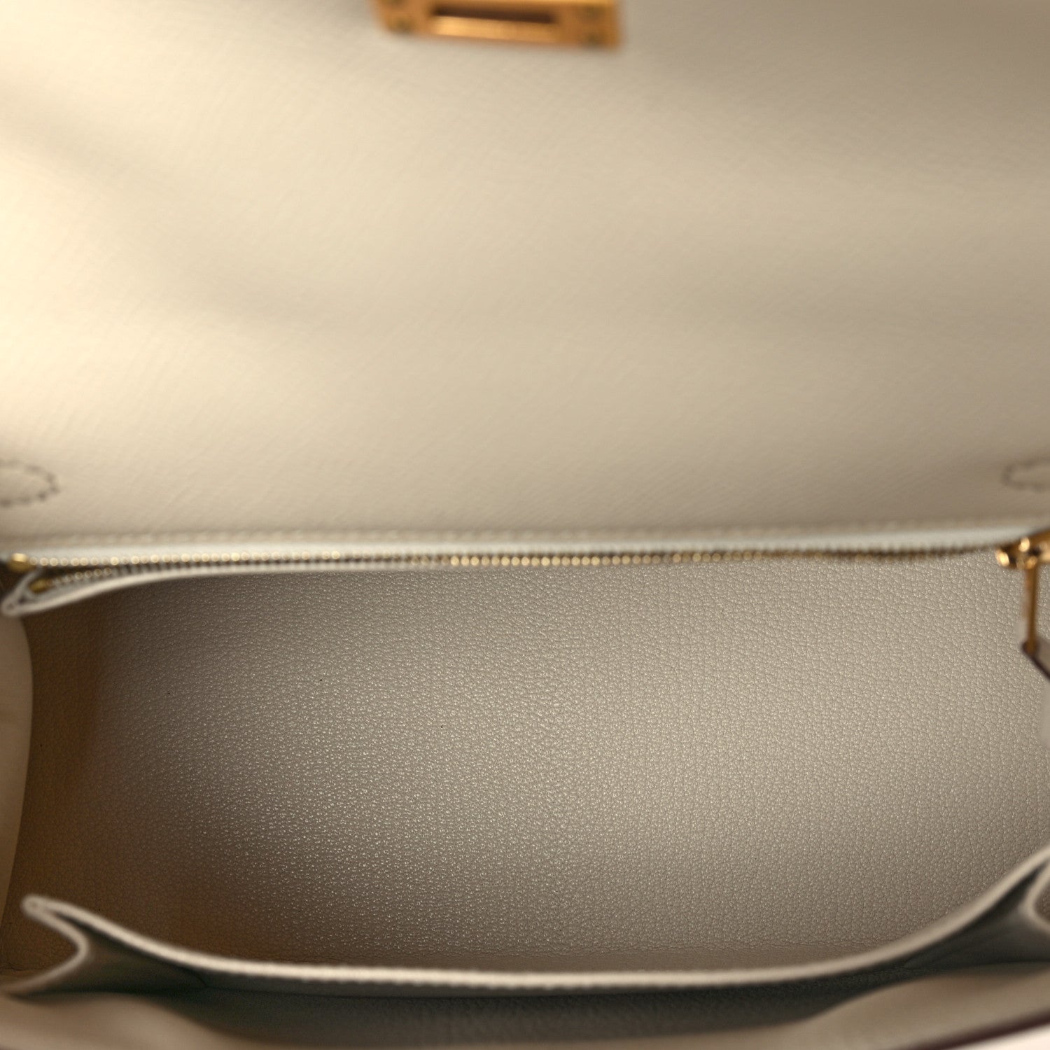 Epsom Bi-Color Horseshoe Kelly Sellier 25 Craie Gris Asphalte — view 5