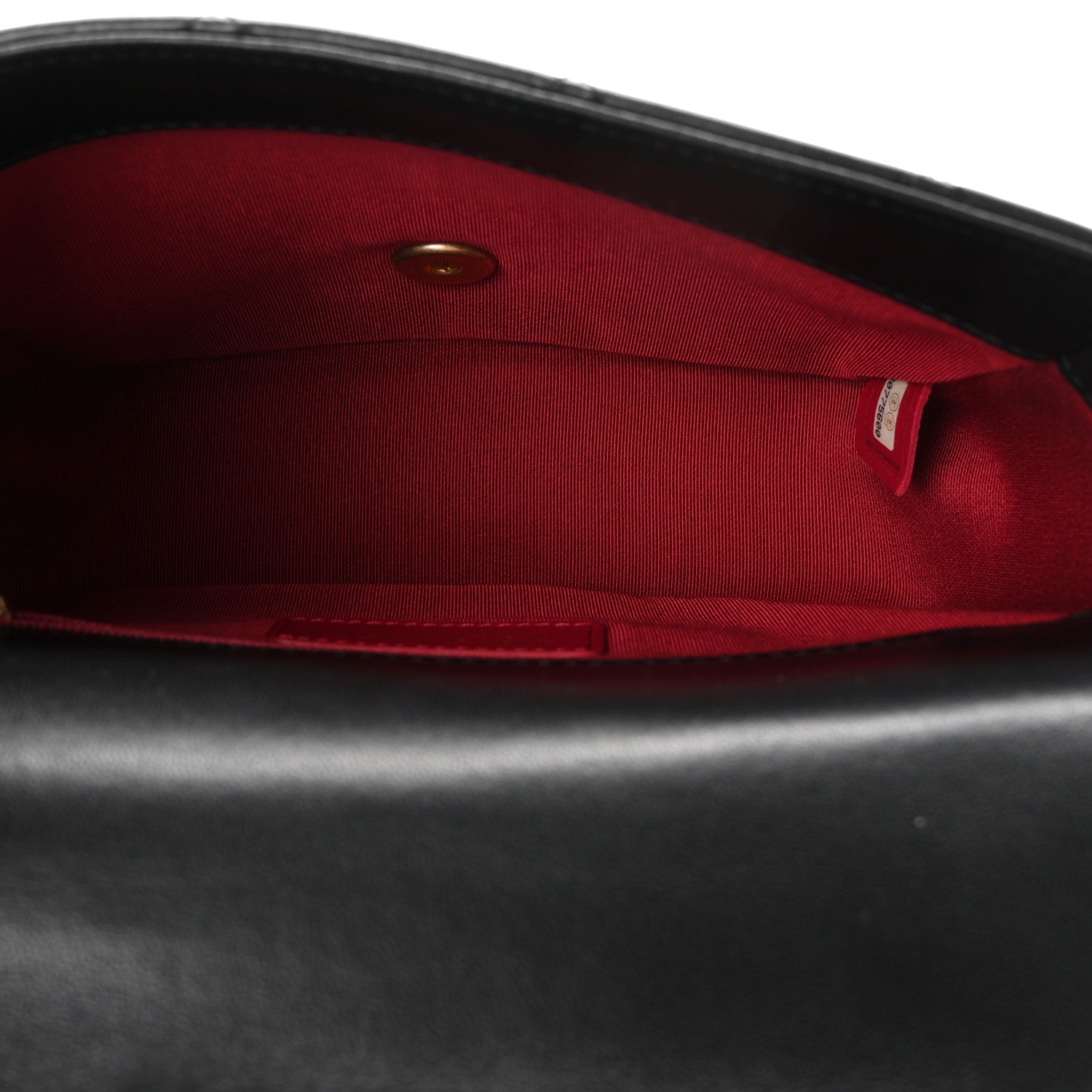 Lambskin Quilted Small CC Coin Flap Bag Black — view 5