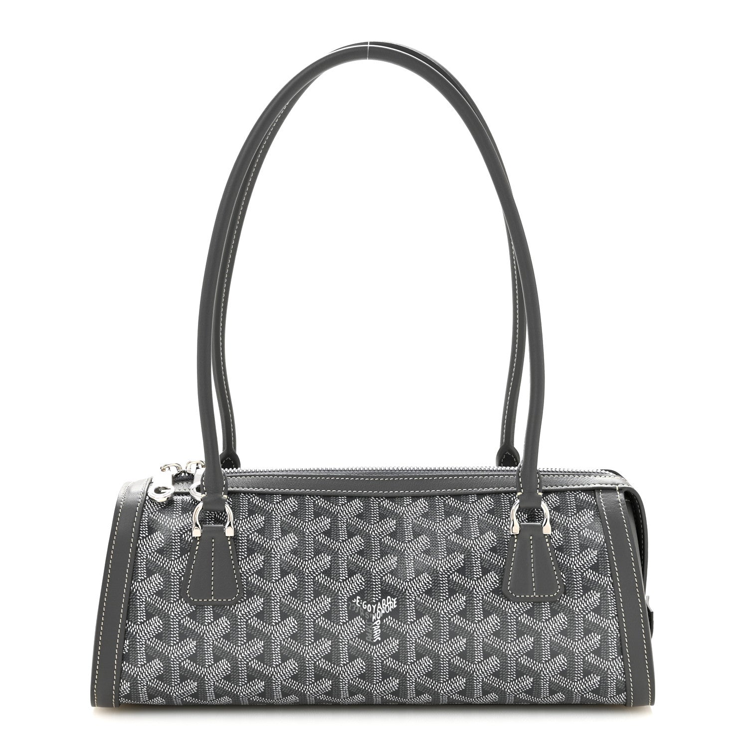 Goyardine Bonbonniere Bag Grey