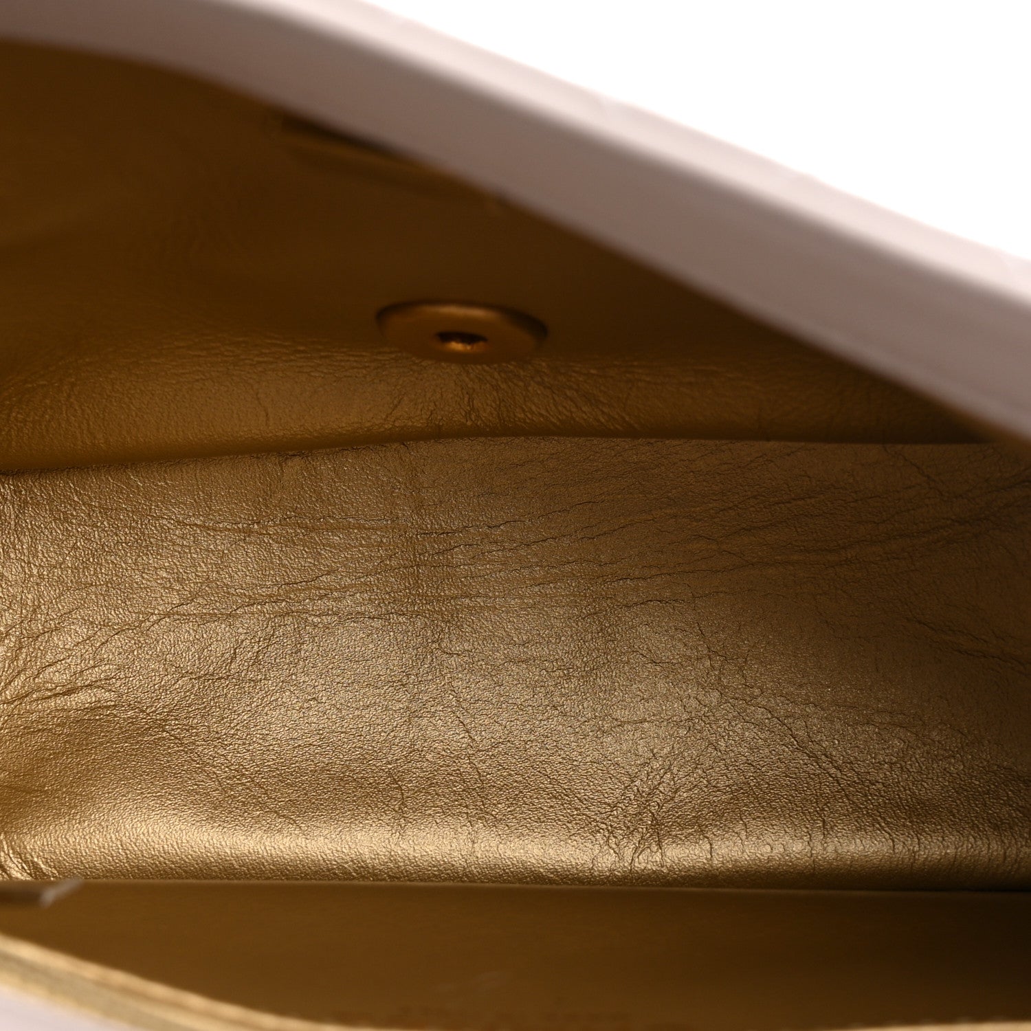Lambskin Quilted CC Pearl Crush Mini Flap Light Purple — view 5
