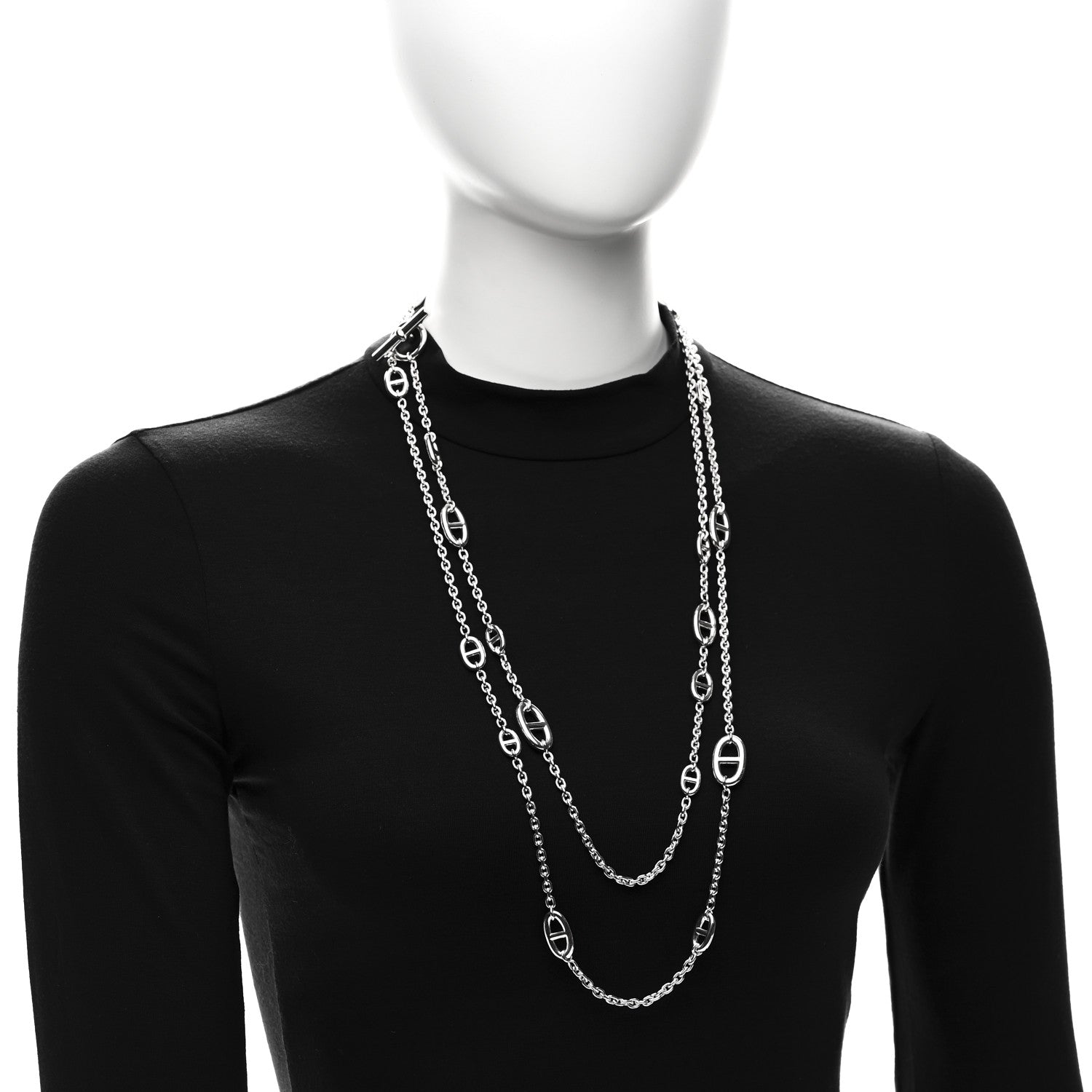 Sterling Silver Farandole Necklace 160 — view 2