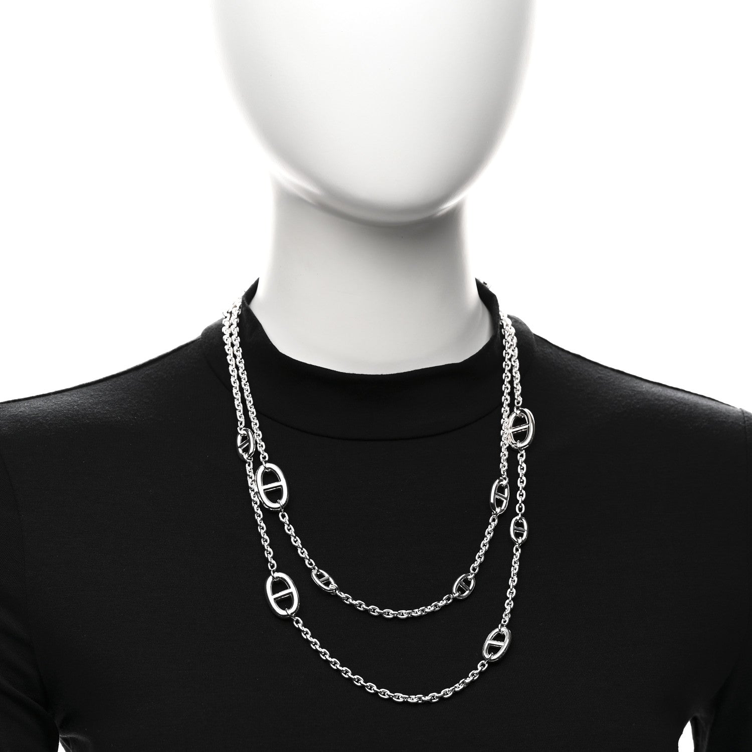 Sterling Silver Farandole Necklace 120 — view 2