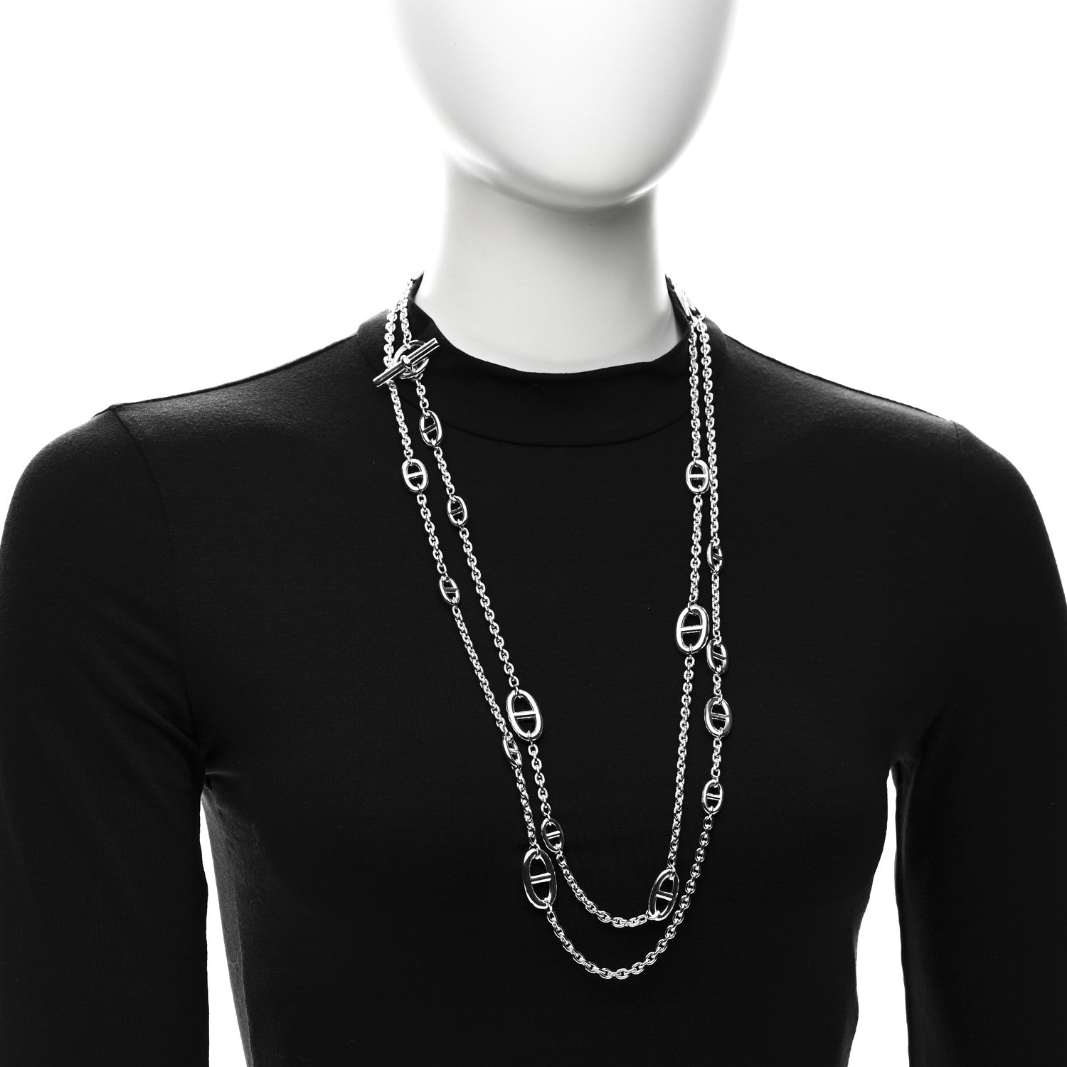 Sterling Silver Farandole Necklace 160 — view 2