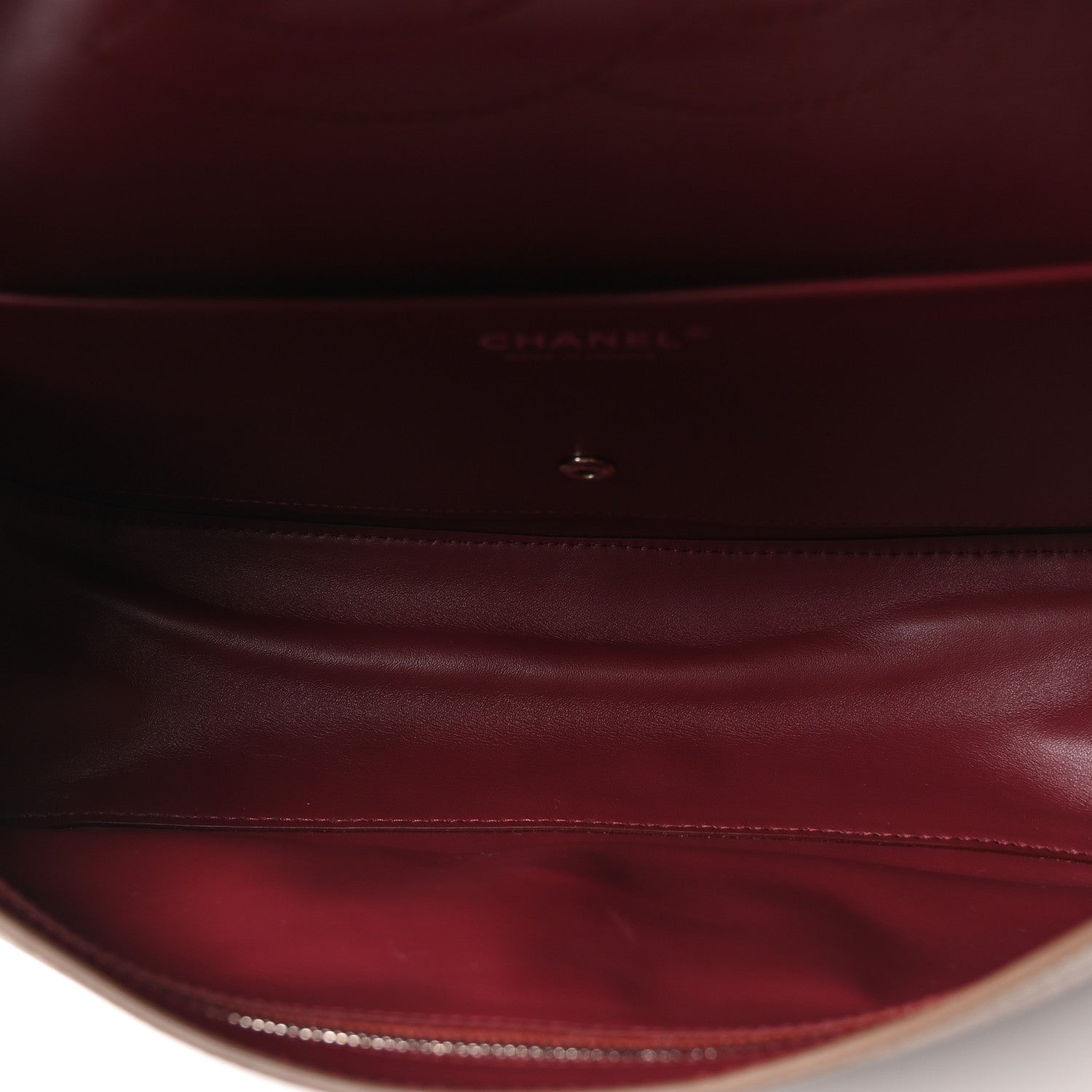 Grained Calfskin Small Souplissimo Maxi Flap Light Brown — view 5