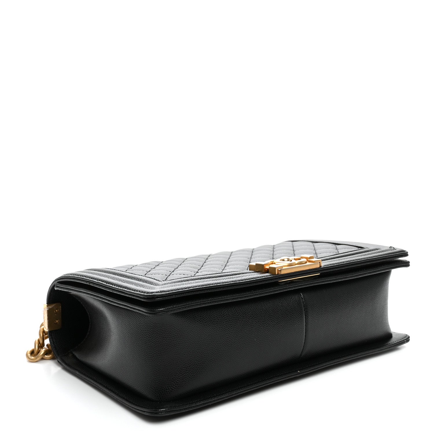 Lambskin Quilted New Medium Boy Flap Black — view 4