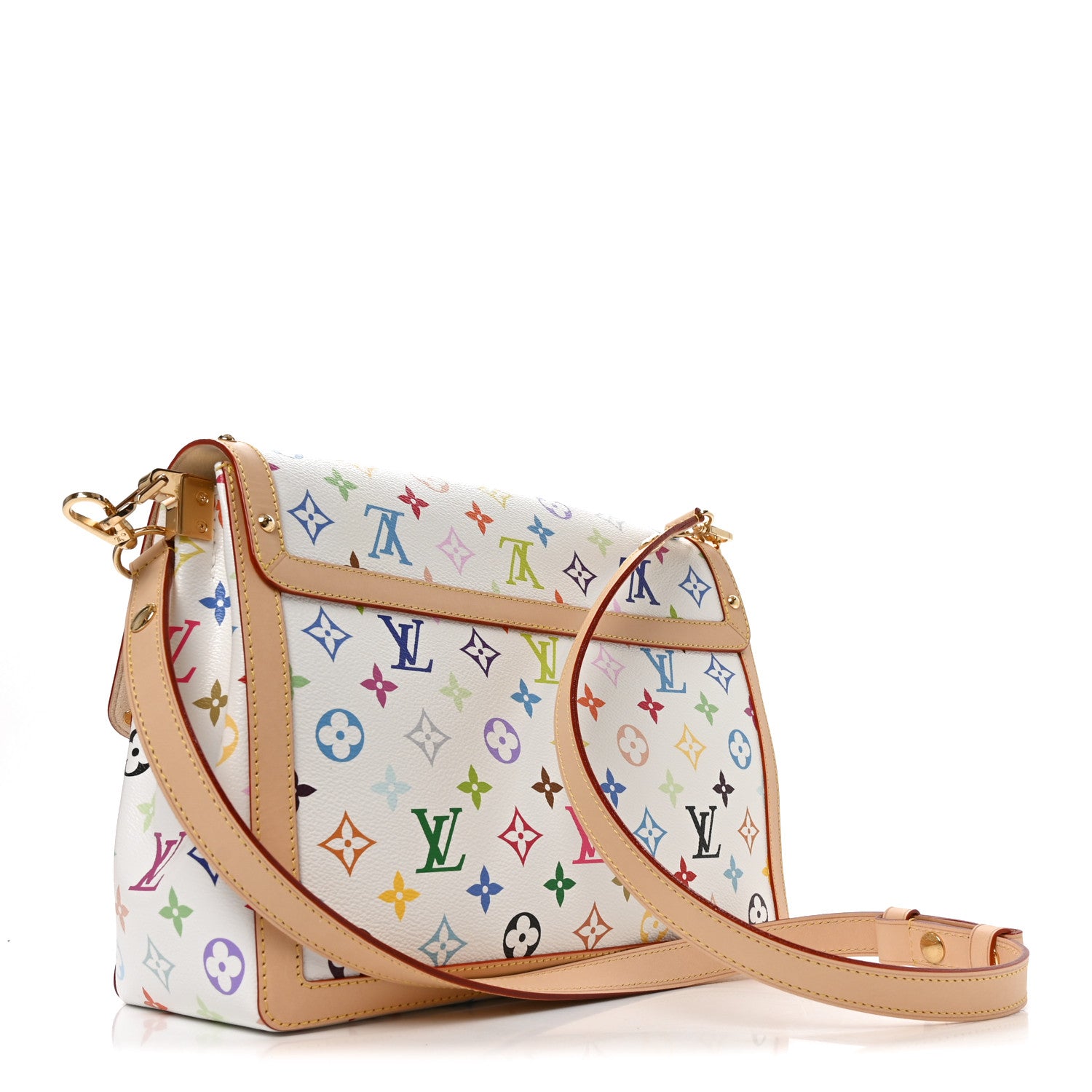 LV X TM Monogram Multicolor Dauphine Soft GM White — view 3