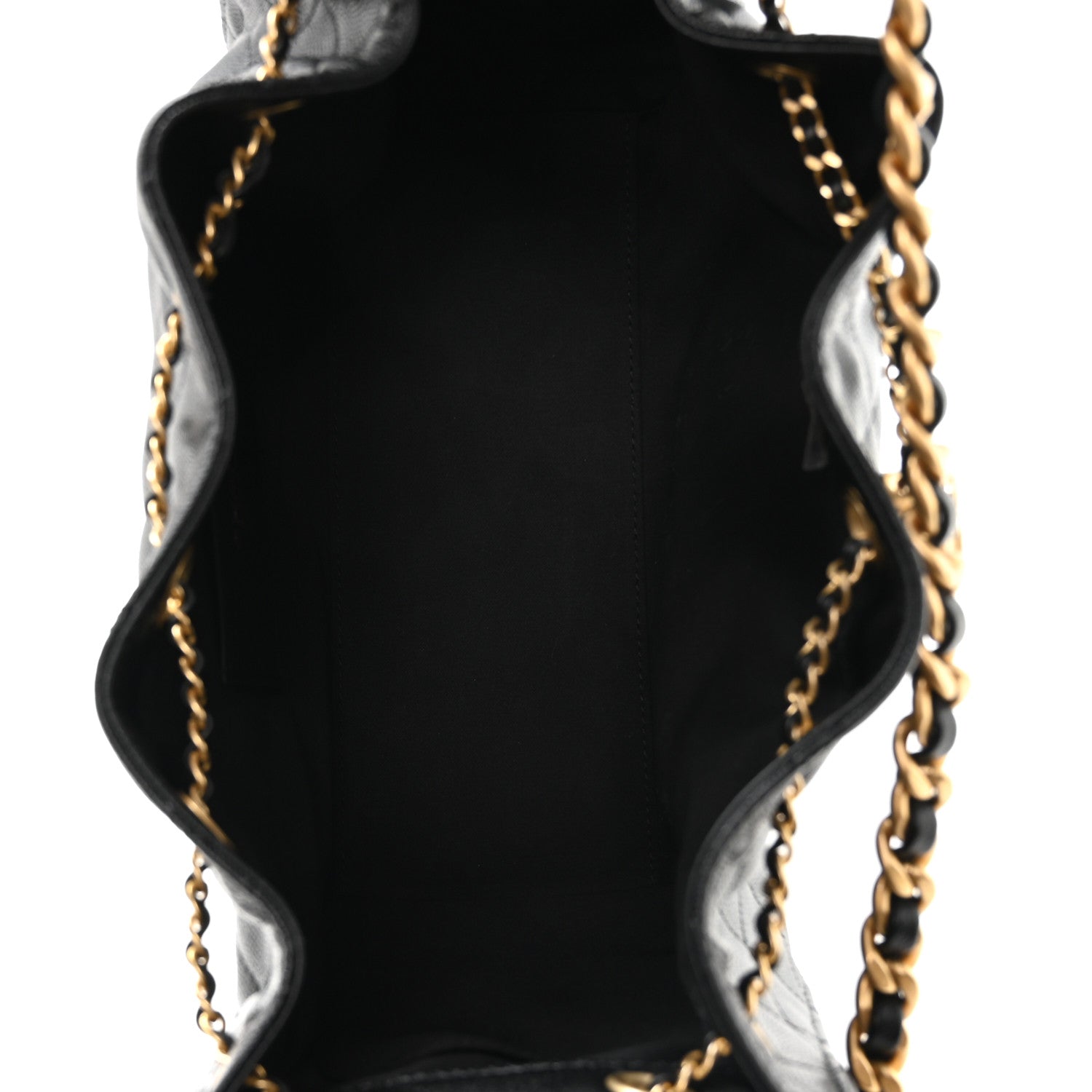 Caviar Quilted Small Chanel 25 Handbag Black — view 5
