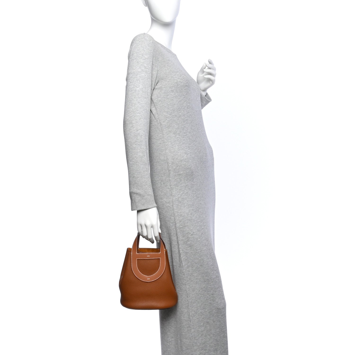 Taurillon Clemence Swift In-The-Loop 18 Bag Gold — view 2