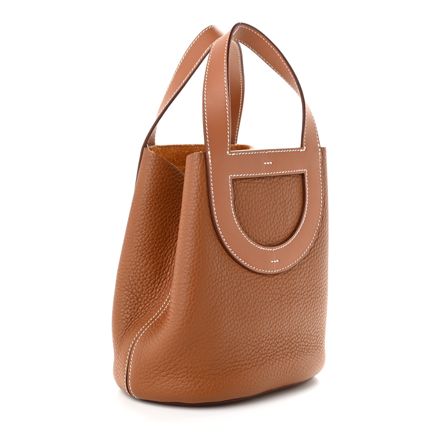 Taurillon Clemence Swift In-The-Loop 18 Bag Gold — view 3