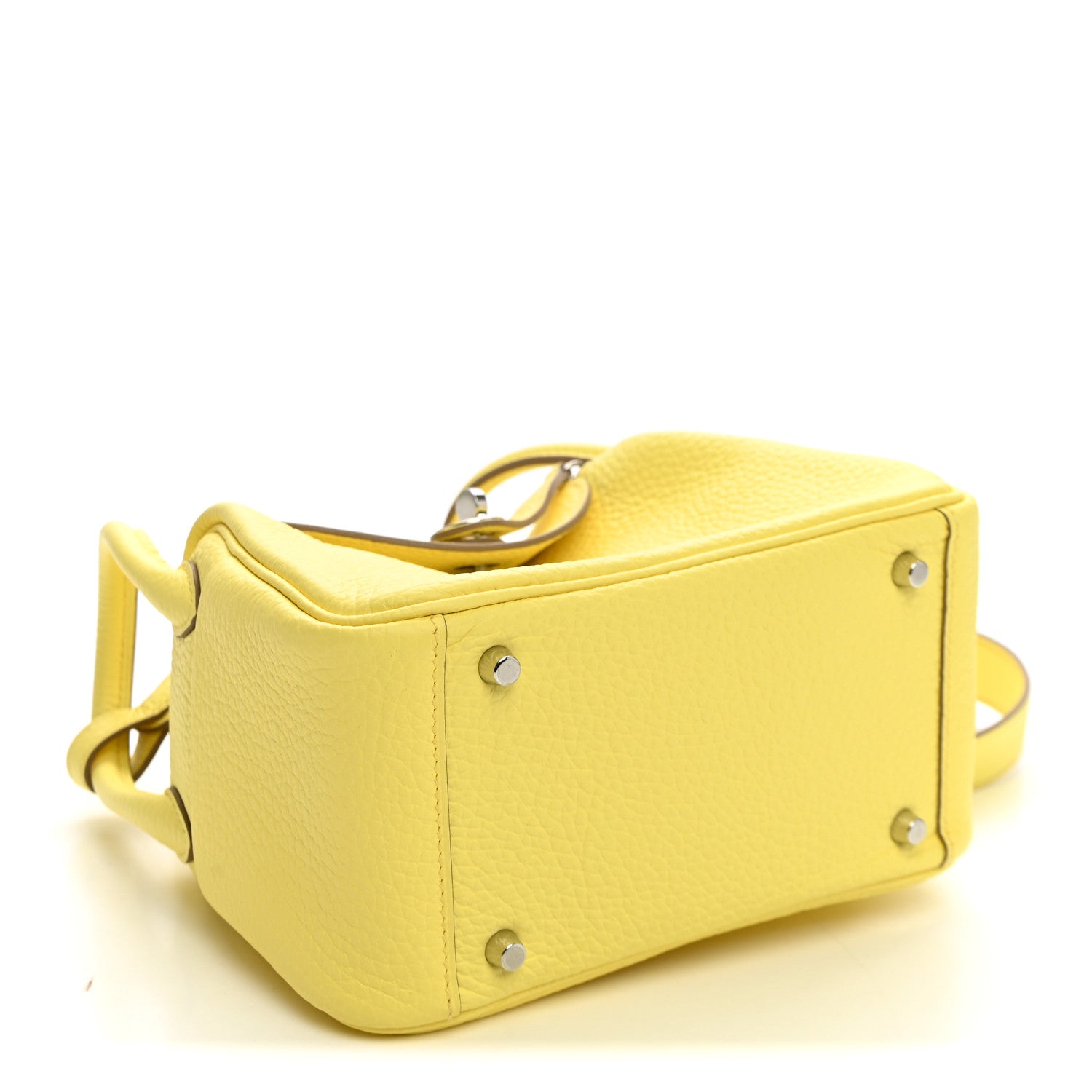 Taurillon Clemence Mini Lindy 20 Limoncello — view 4