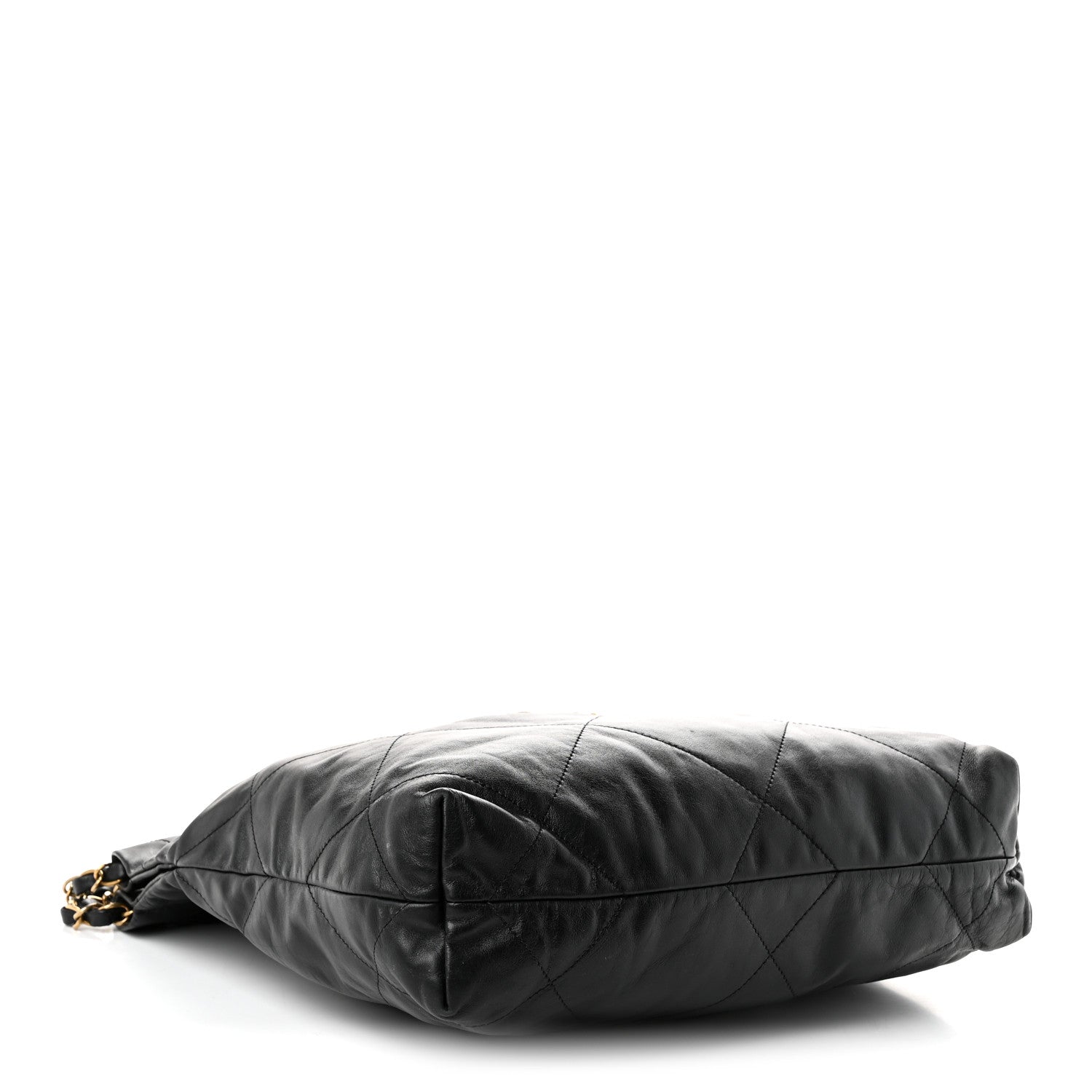Shiny Calfskin Quilted Small Chanel 22 Black — view 5