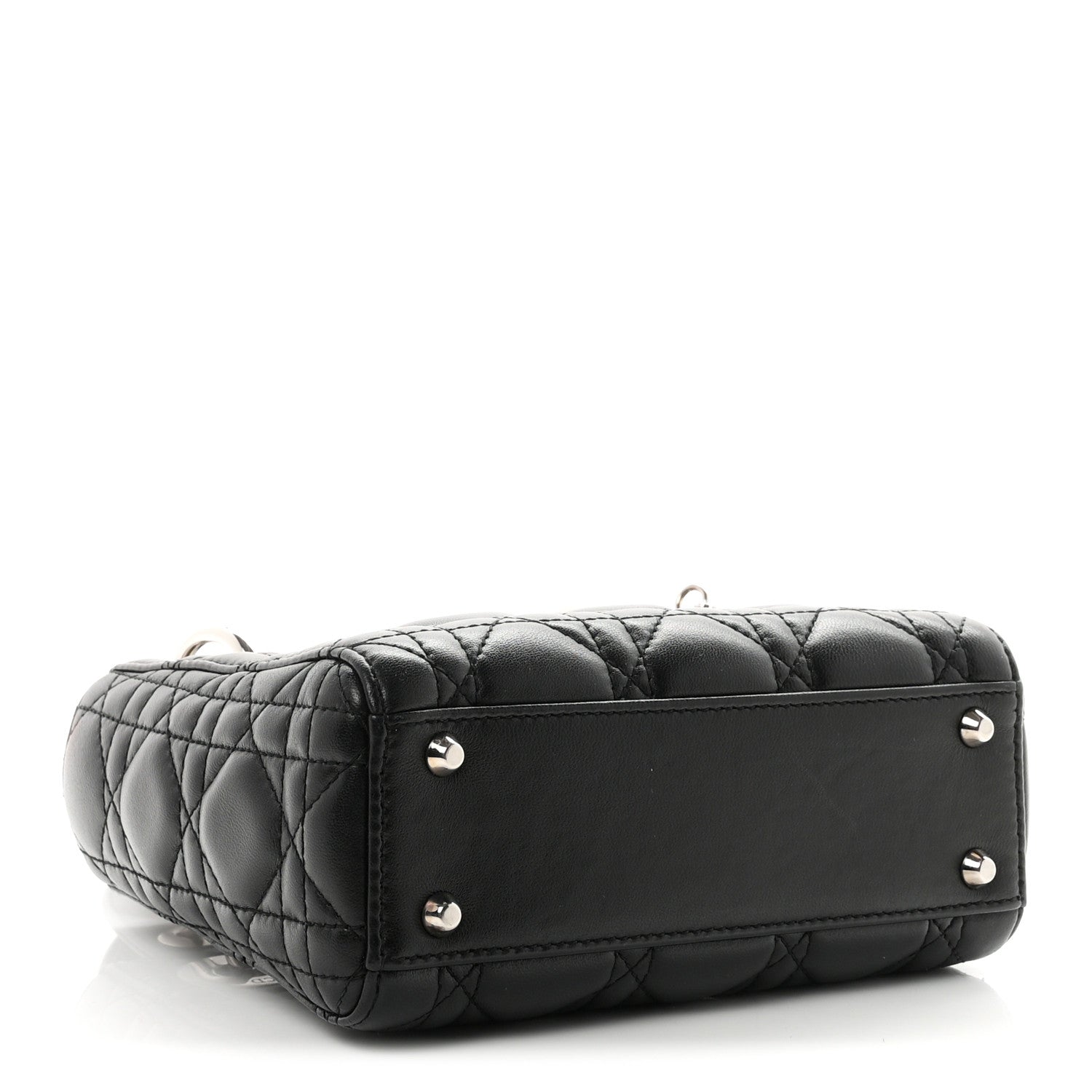 Lambskin Cannage Mini Lady Dior Black — view 4