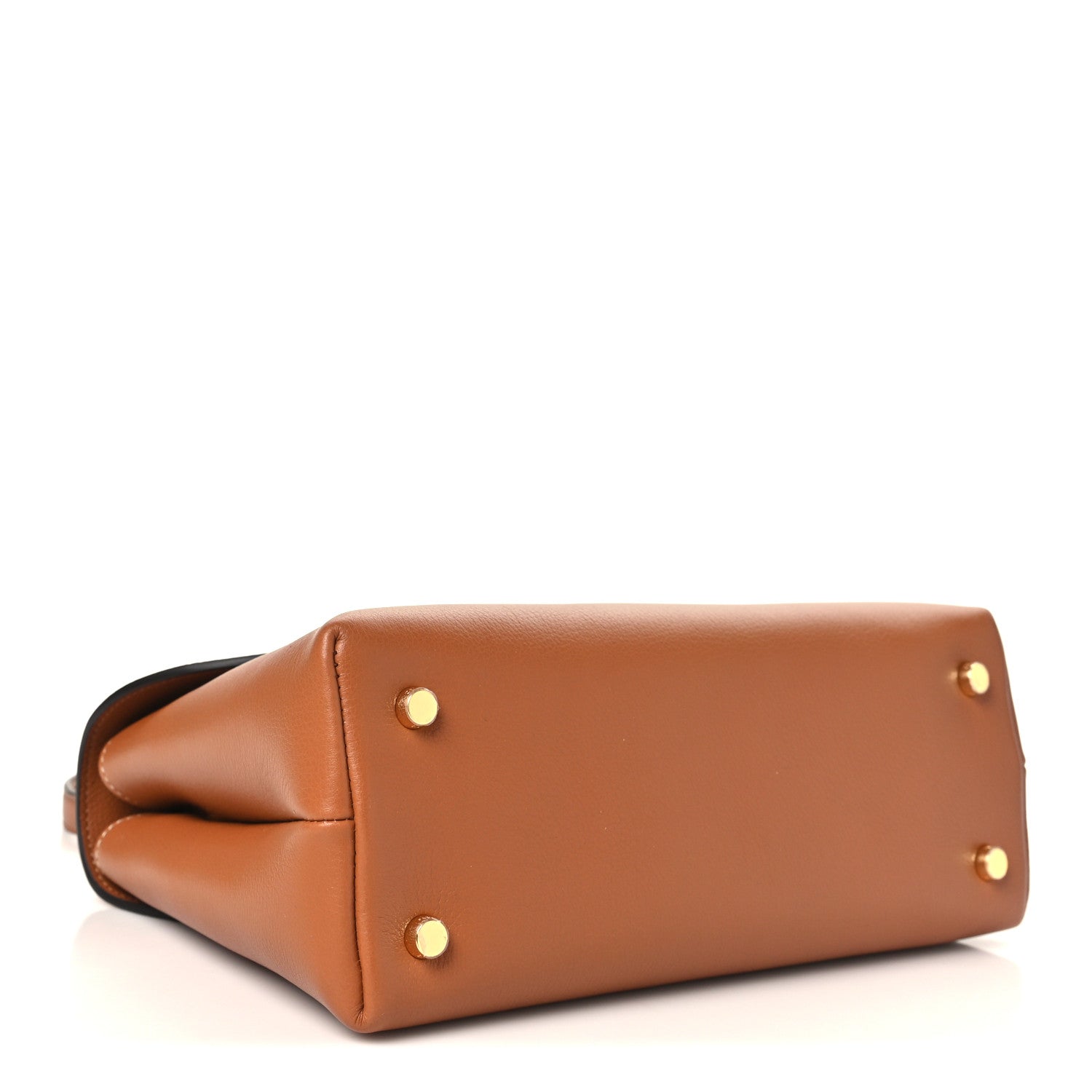 Supple Grained Calfskin Medium Nino Tan — view 4