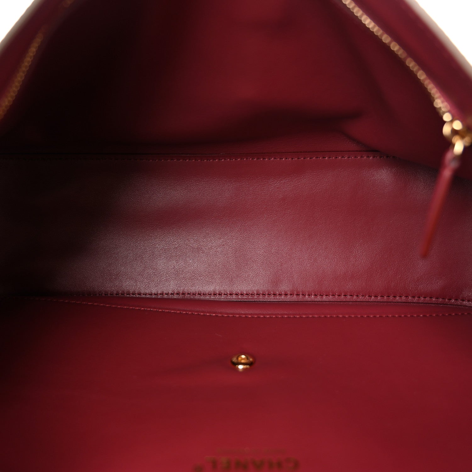 Grained Calfskin Small Souplissimo Maxi Flap Light Brown — view 5