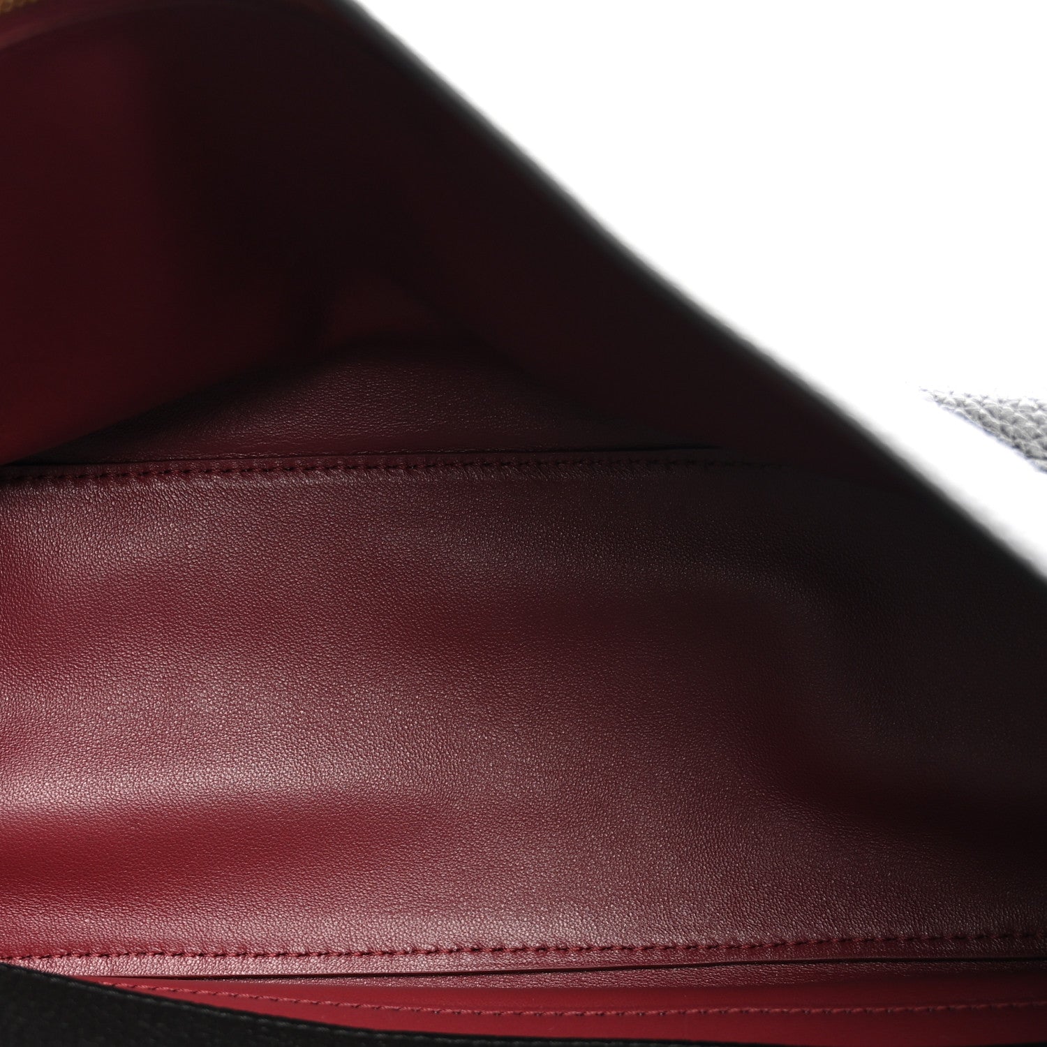 Grained Calfskin Small Souplissimo Maxi Flap Black — view 5