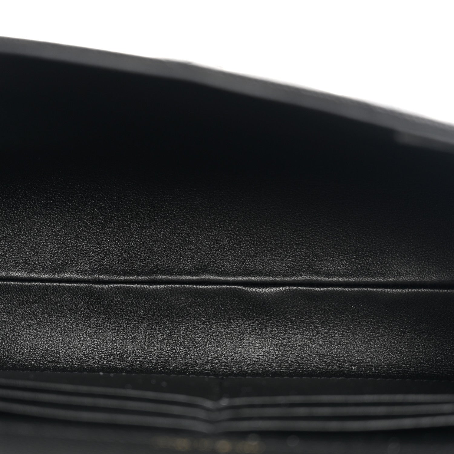 Caviar Quilted Retro Mini Twist Top Handle Clutch Flap Black — view 4