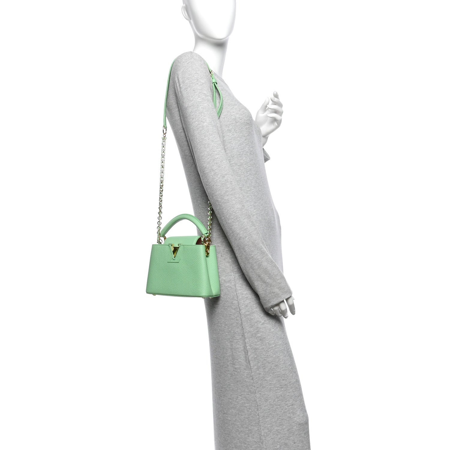 Taurillon Mini Capucines Vert Pomme — view 2