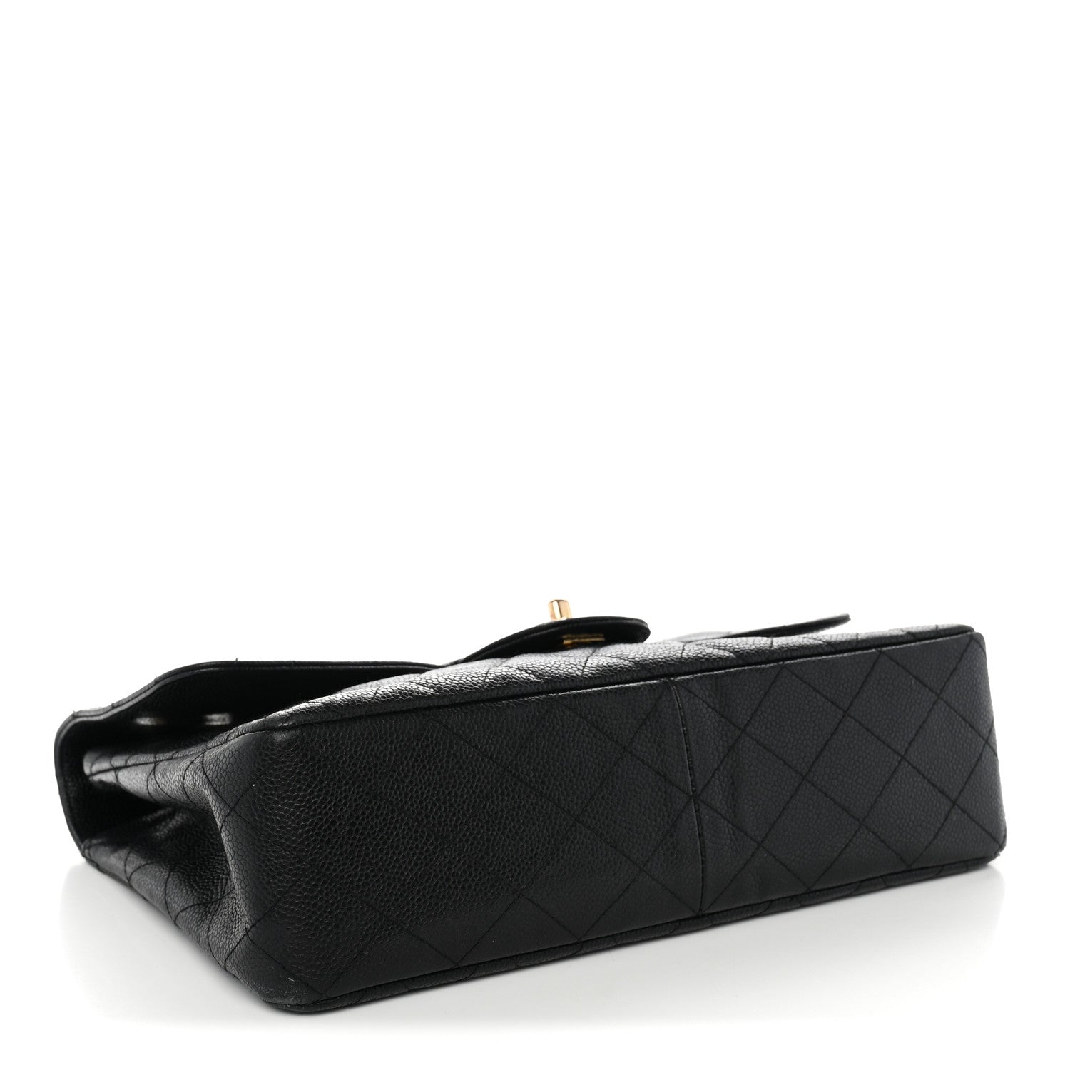 Caviar Quilted Jumbo Single Flap Black — view 4