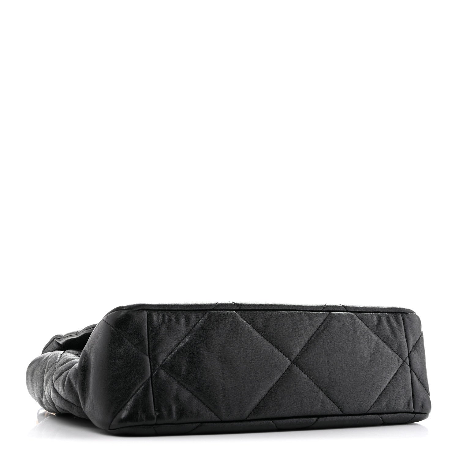 Lambskin Quilted Large Chanel 19 Flap Black — view 4