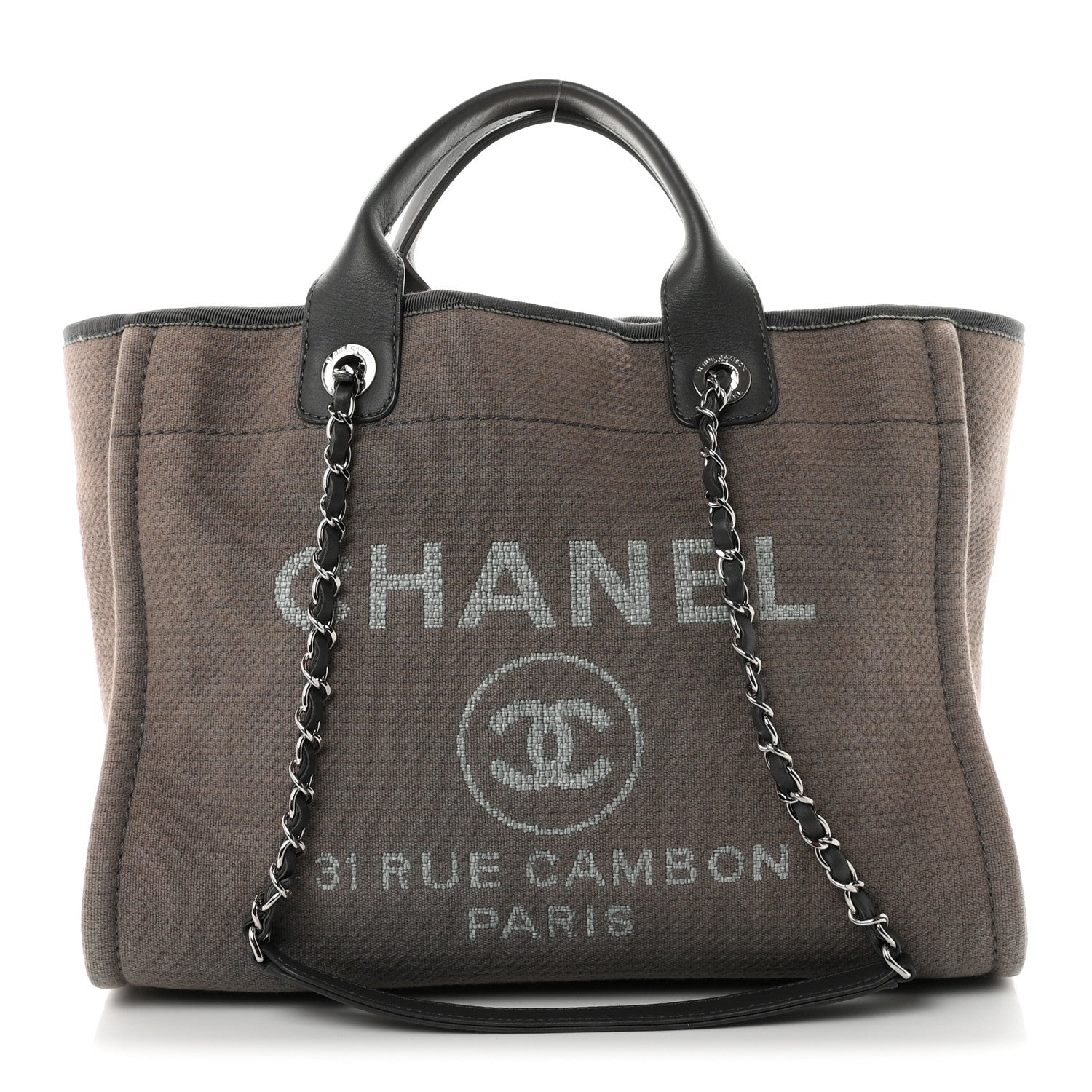Mixed Fibers Small Deauville Tote Grey — view 1