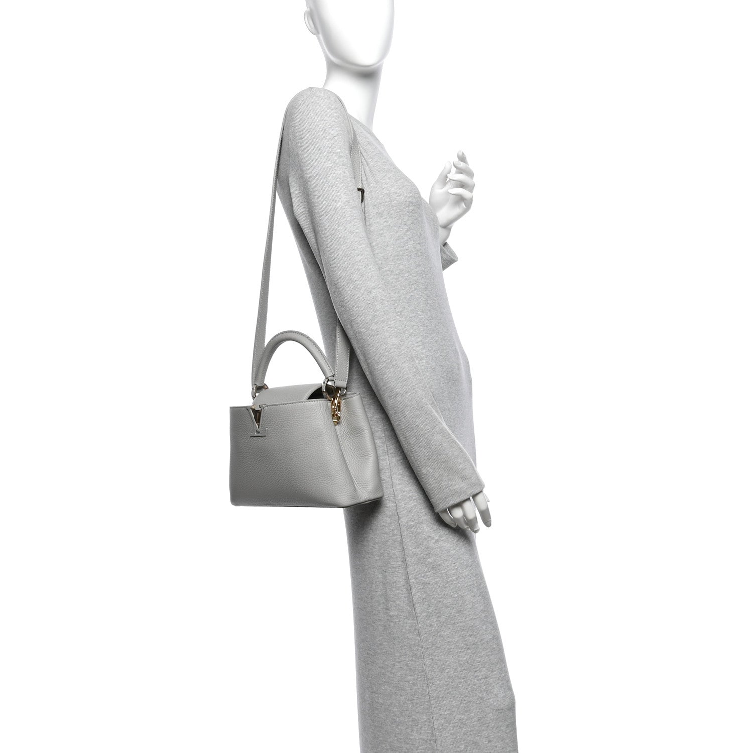 Taurillon Capucines BB Flint Grey — view 2