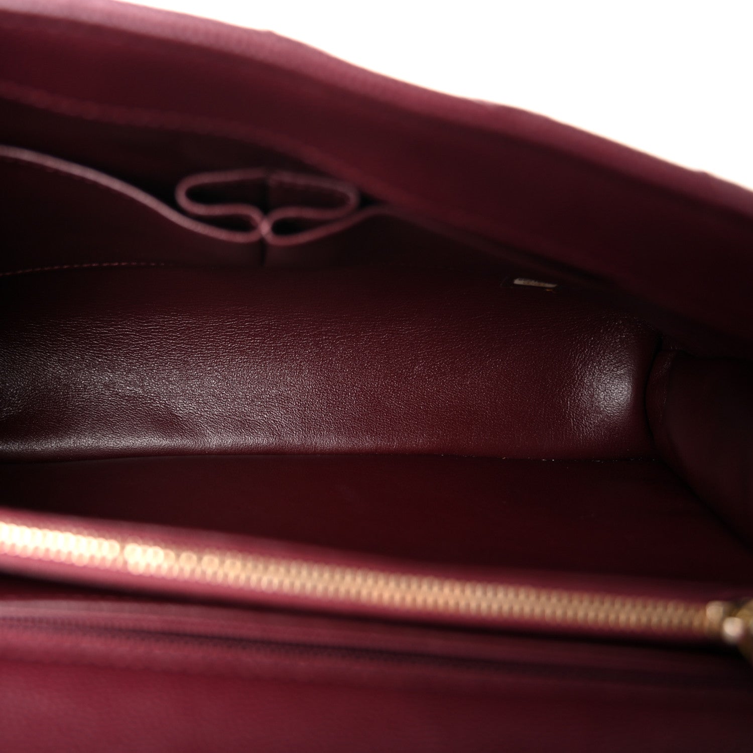 Caviar Lizard Quilted Medium Coco Handle Flap Burgundy — view 5