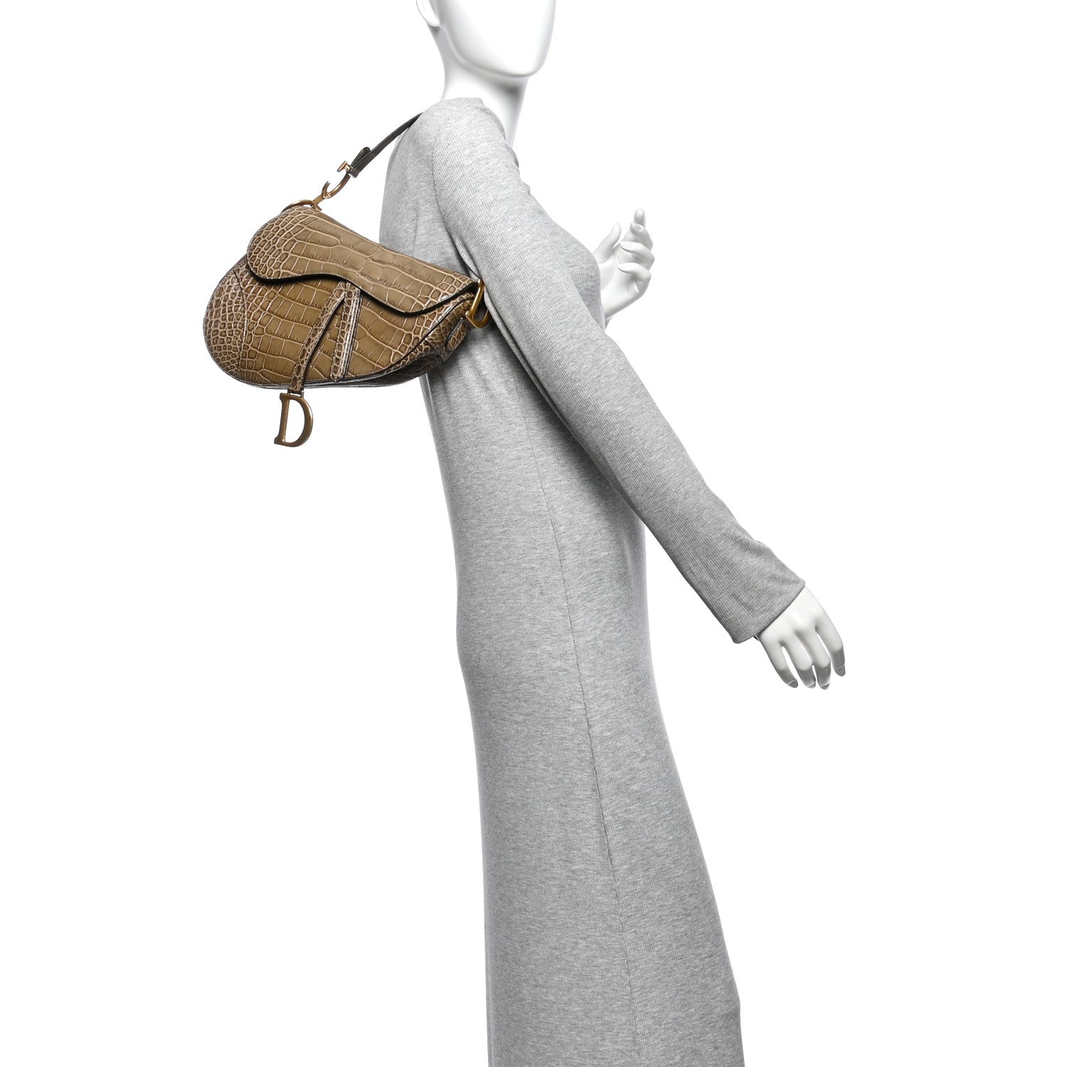 Alligator Saddle Bag Green — view 2