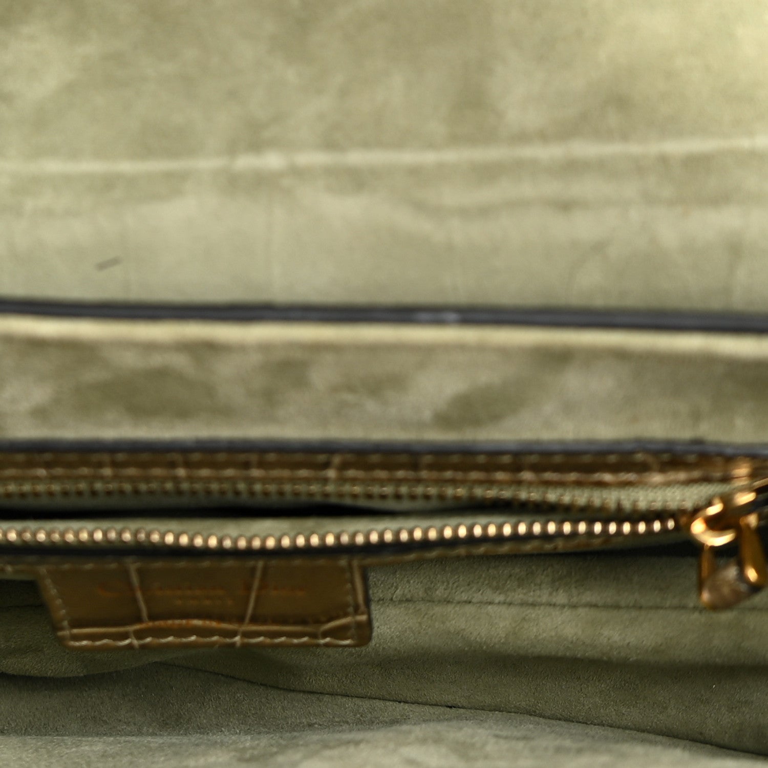 Alligator Saddle Bag Green — view 5