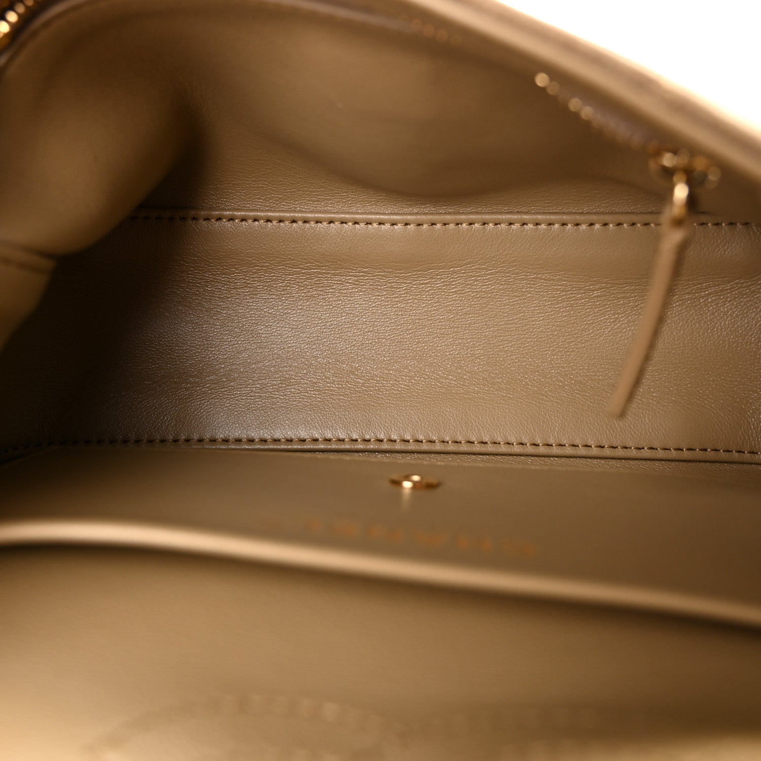 Suede Calfskin Mini Souplissimo Flap Dark Beige — view 5