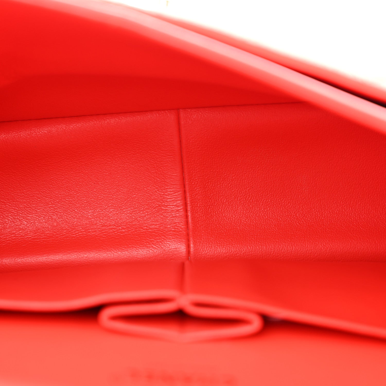 Caviar Quilted Jumbo Double Flap Red — view 5