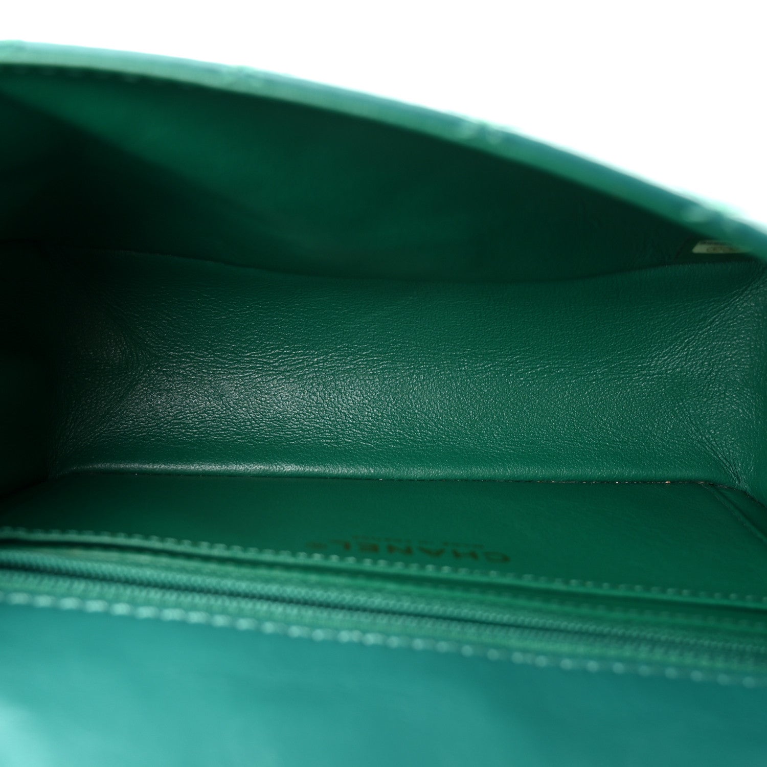 Aged Calfskin Quilted 2.55 Reissue Mini Flap Green — view 5