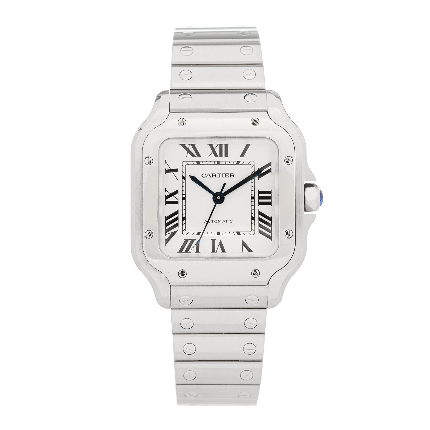 Stainless Steel 35mm Santos de Cartier Automatic Watch