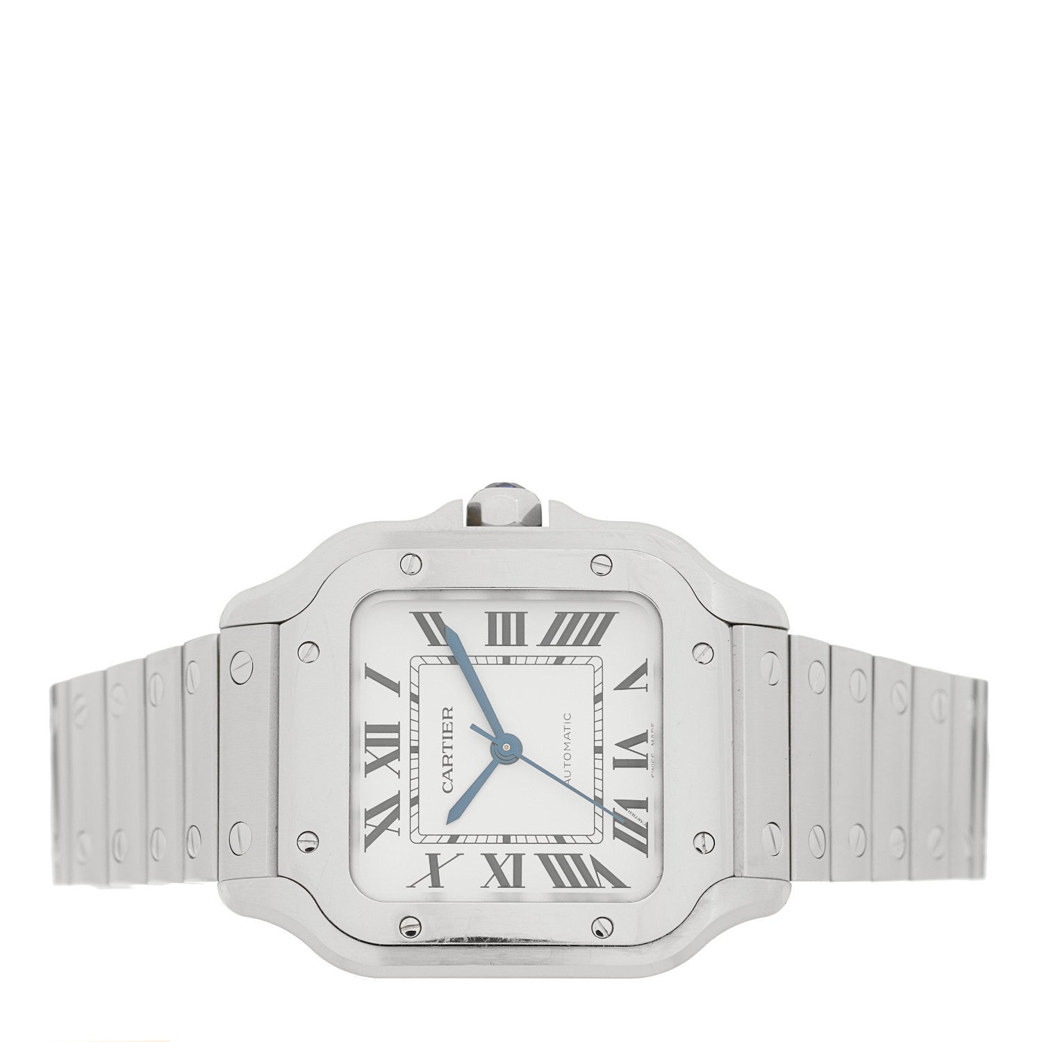 Stainless Steel 35mm Santos de Cartier Automatic Watch — view 2