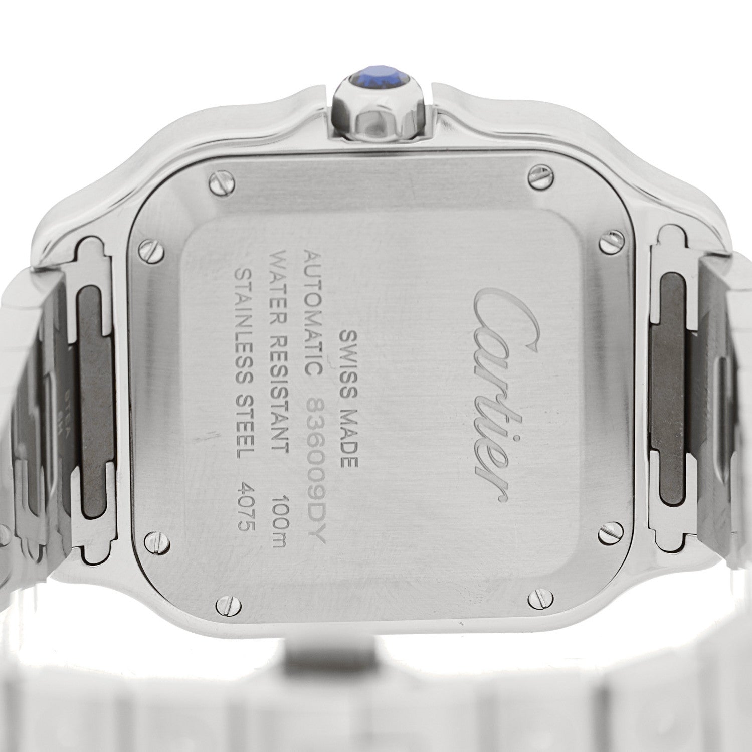 Stainless Steel 35mm Santos de Cartier Automatic Watch — view 4