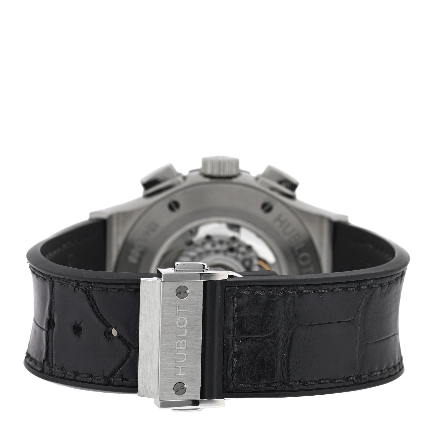 Titanium Alligator 45mm Classic Fusion Aerofusion Chronograph Automatic Watch Black 525.NX.0170.LR — view 3
