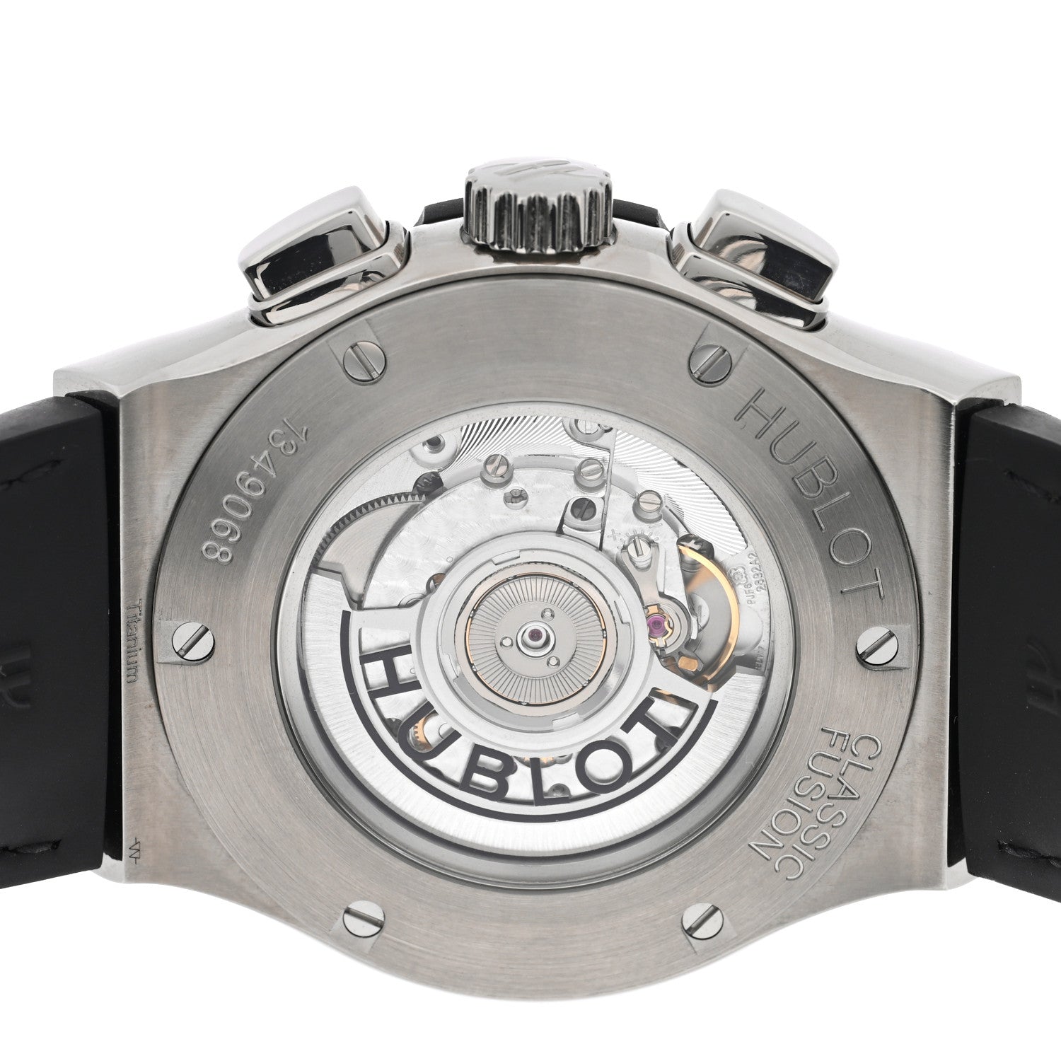 Titanium Alligator 45mm Classic Fusion Aerofusion Chronograph Automatic Watch Black 525.NX.0170.LR — view 4